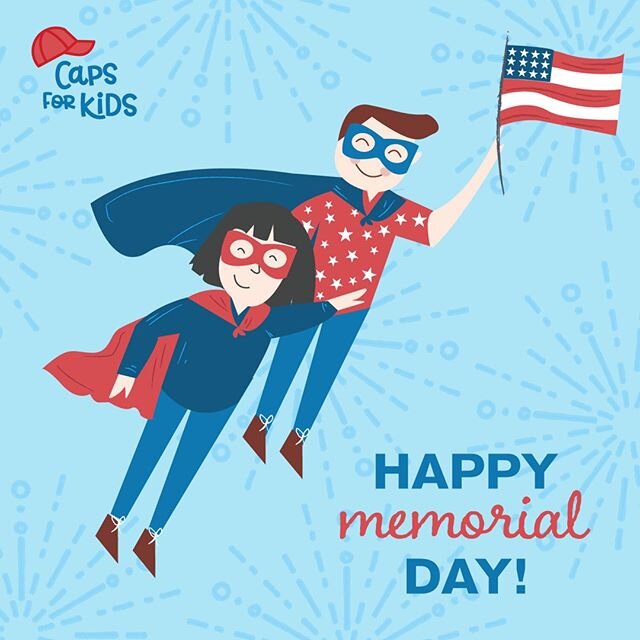 We honor all kinds of heroes every day, but on this day, we&rsquo;d especially like to honor America&rsquo;s heroes for ensuring that every child has the freedoms to live their best life. Happy Memorial Day 🇺🇸
.
.
.
#memorialday #caphero #capheroes
