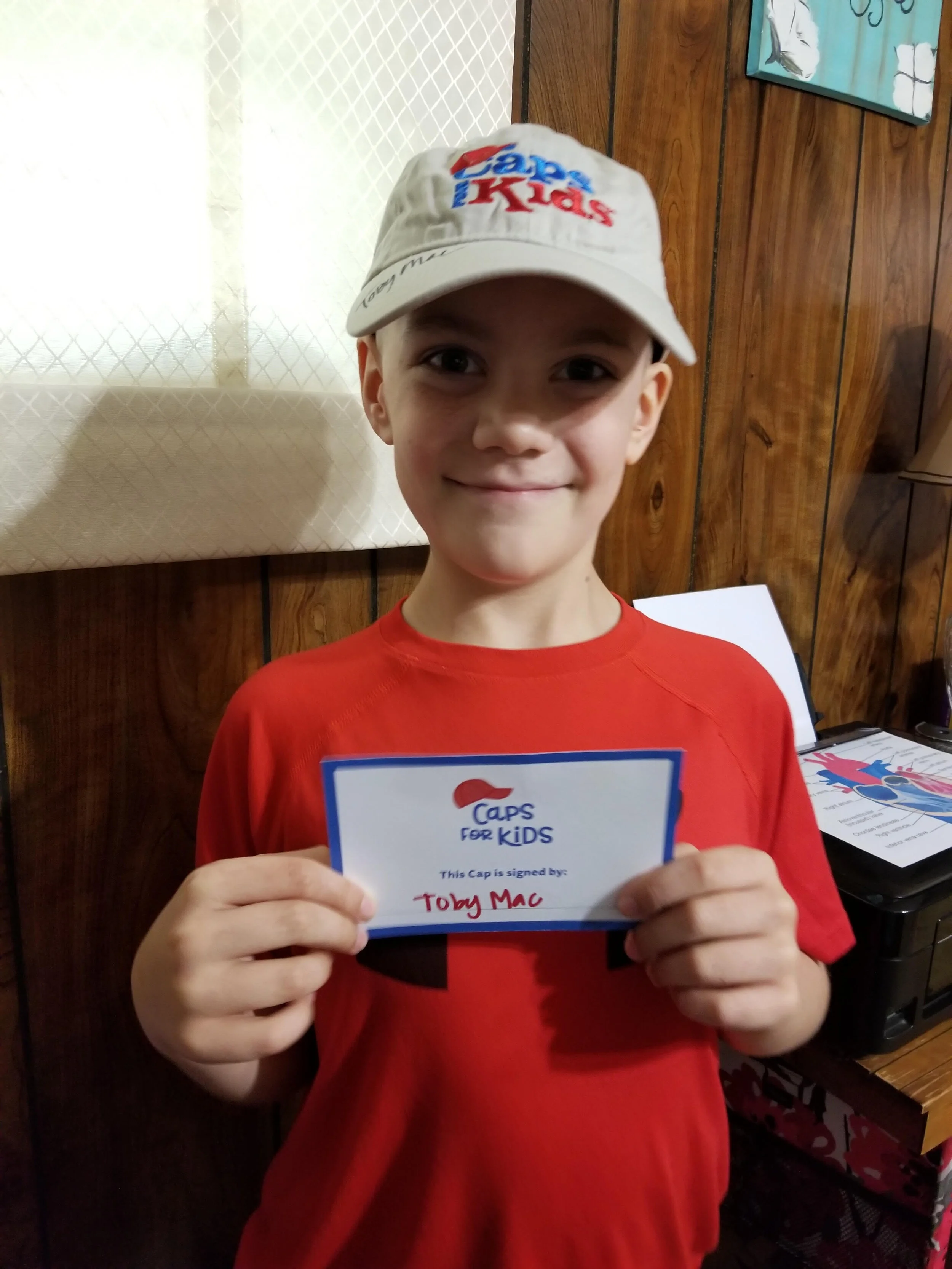 There’s Nothing Like a TobyMac Cap to Make a Kid Smile.