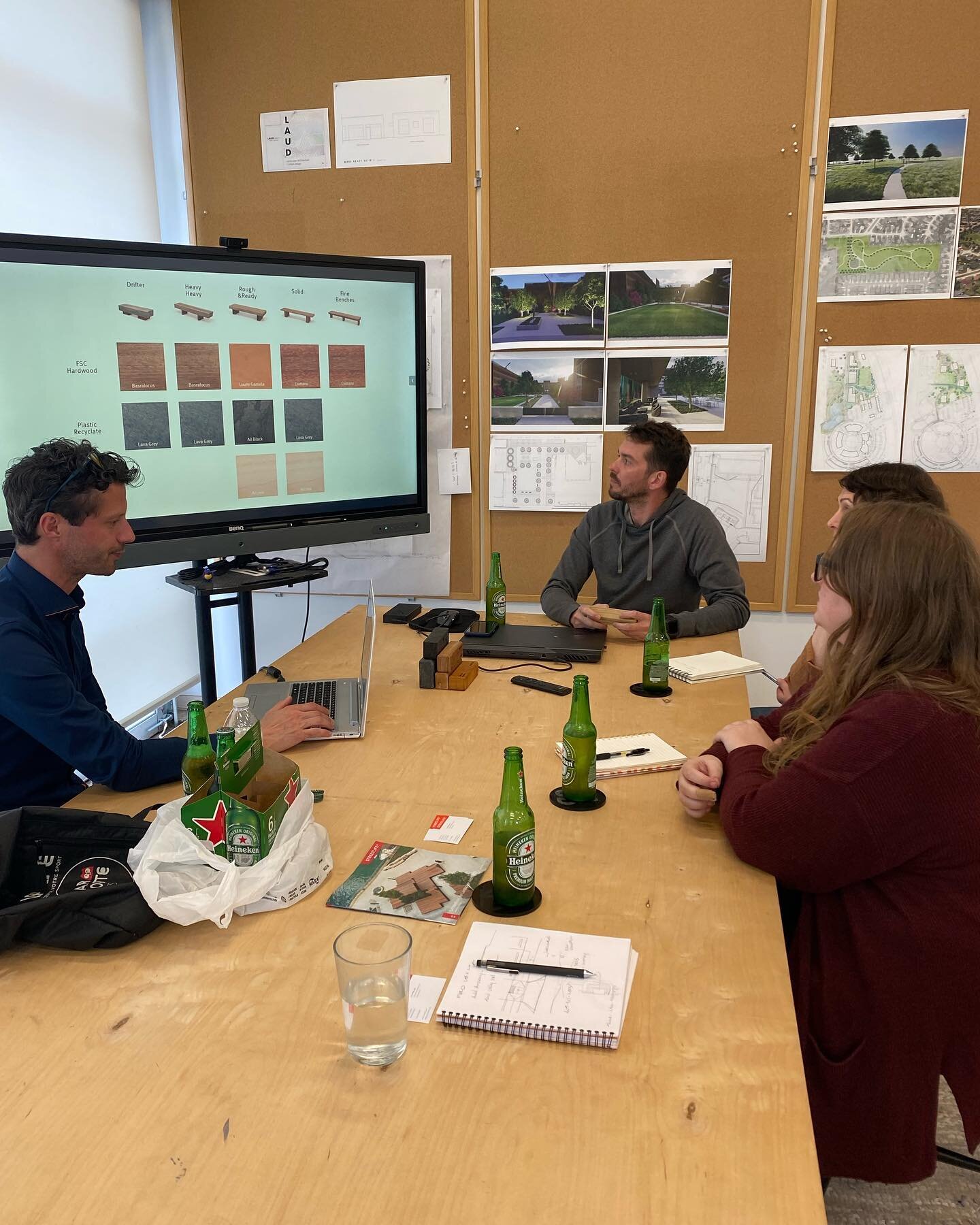 Friday afternoon Heinnekens and product updates with @streetlifedesign.