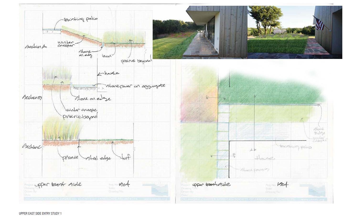 Picking back up on one of our earliest residential projects. #uppereastsideokc #laudstudio#landscapearchitecture