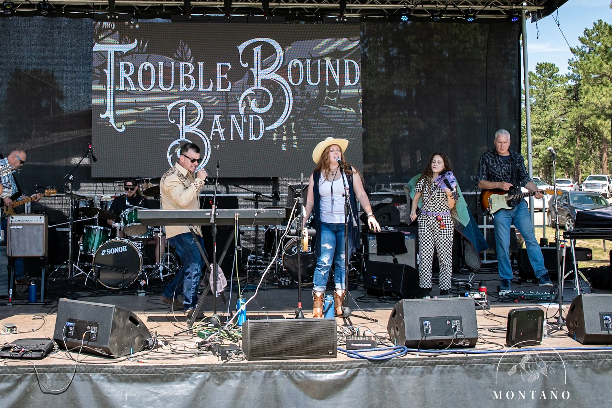  Band performing at Mountain Music Festival in 2024. 