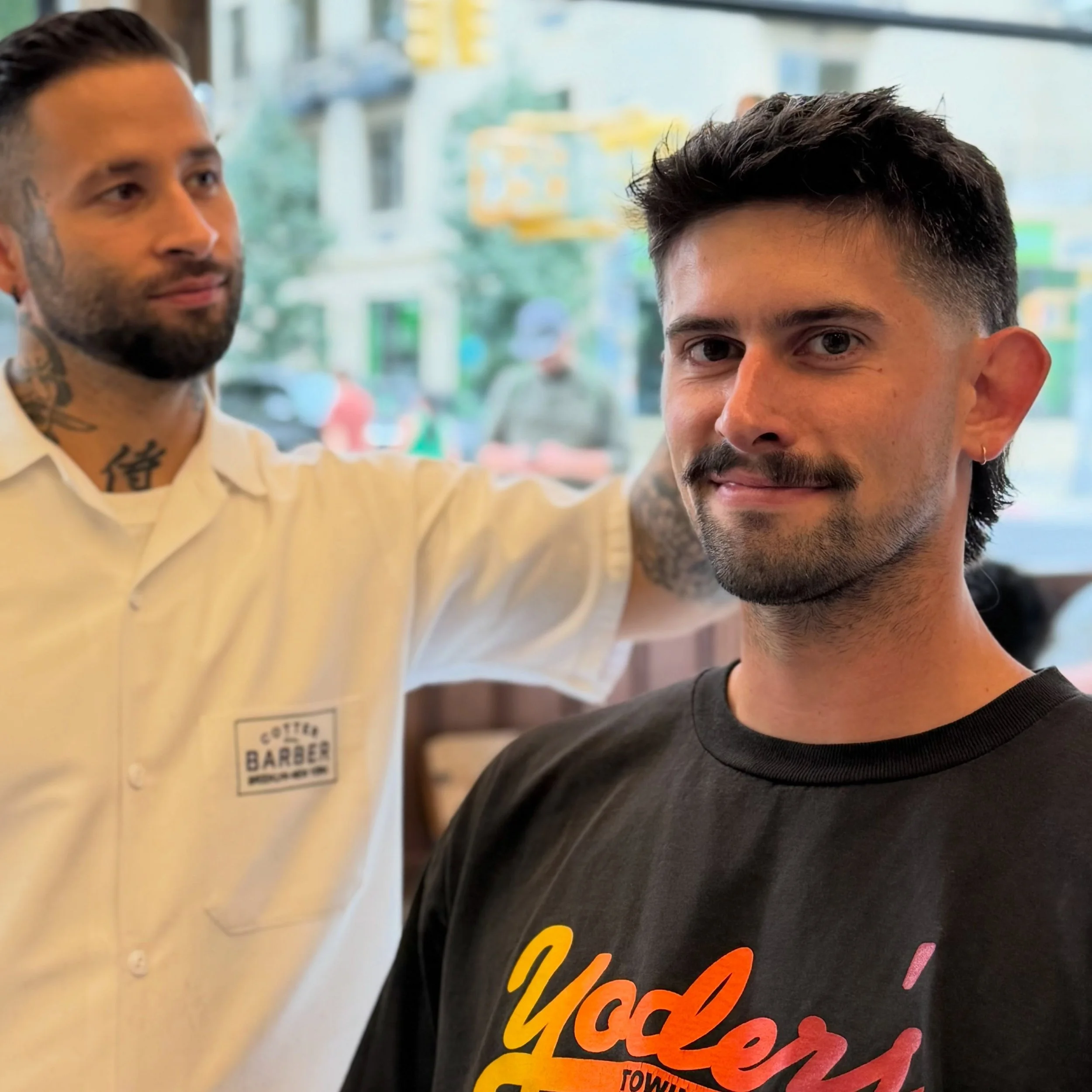 .
Great barbers. Even better clients😎
Fun one with Simon 
👉🏼 COTTER.NYC 👉🏼 347 987 4562