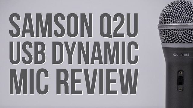 I recently posted my Samson Q2U review, it is a fantastic mic for a good price! Amazon currently has some great deals on this mic! Go pick one up if you need a USB or XLR mic... cause it can do both! #samson #q2u #podcast #podcasting #mic #micreview 