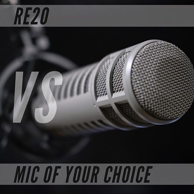 Comment what mic you would like compared to the classic Electro-Voice RE20! #re20 #podcast #podcasting #broadcast #re20
