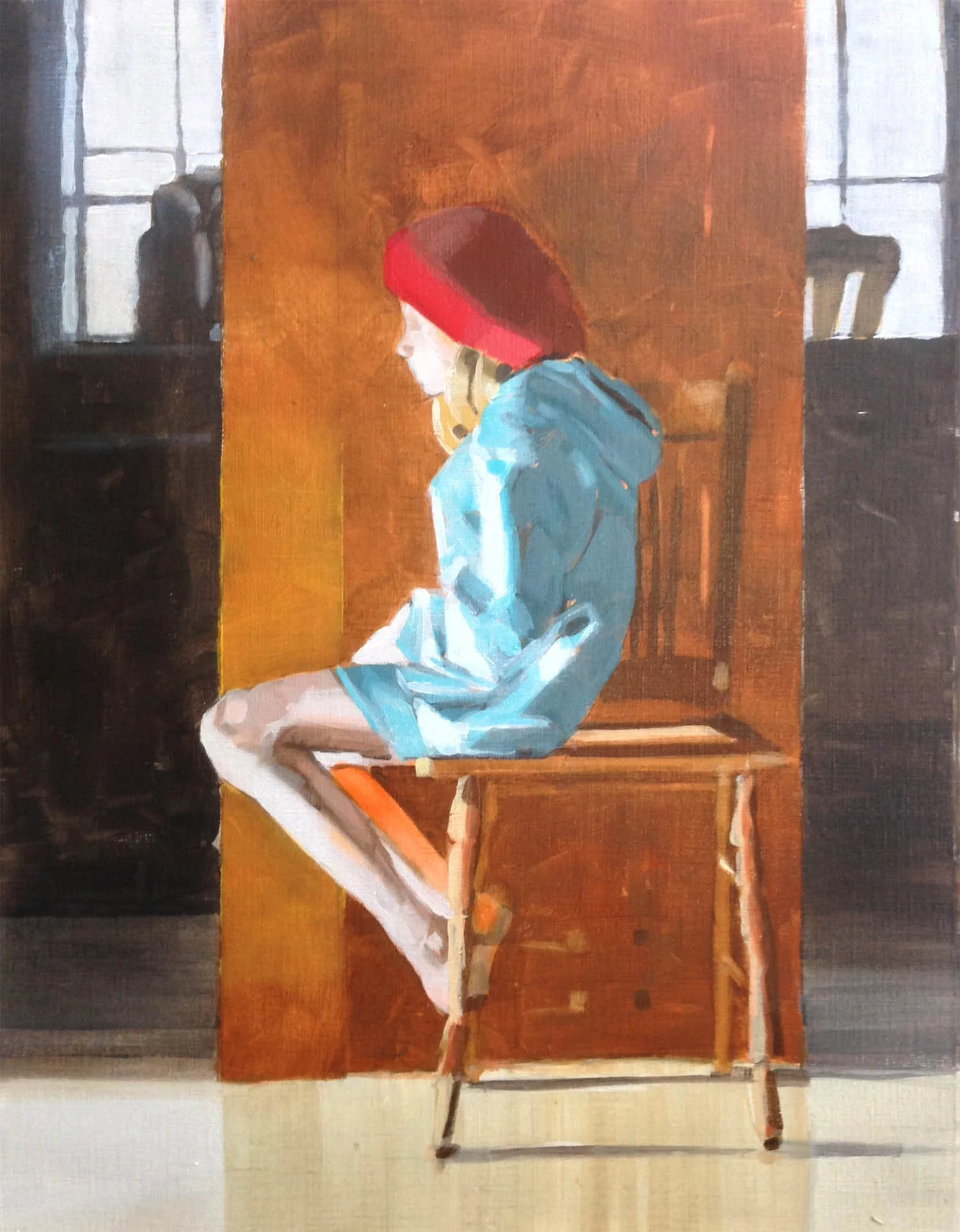 Violet - oil on canvas, 20” x 15“ (Similar: 5,000)