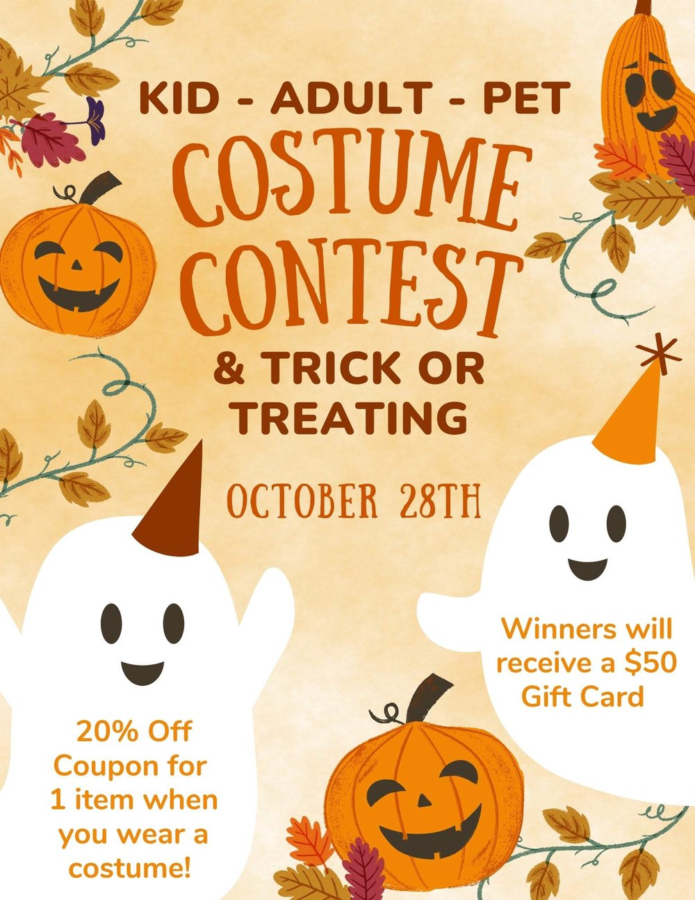 Costume Contest & Trick or Treating! — Logan's Garden Shop