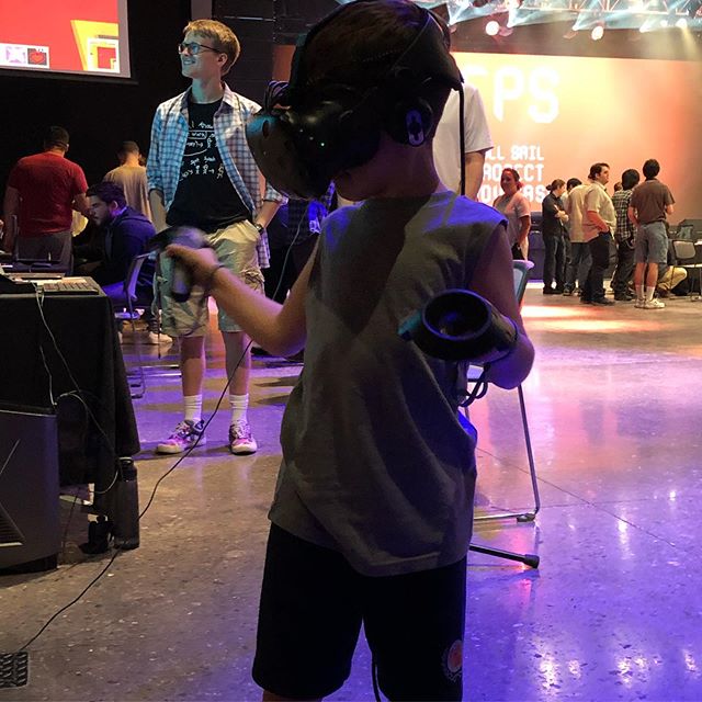 Our youngest ever tester for the game 👾
.
.
.
#fullsailuniversity #fullsail #fullsailbts #fullsaillife #vr #vrgames #unity3d #unity #madewithunity #gamedeveloper #gamedev #gamedevelopment #gamedevlife #finalproject