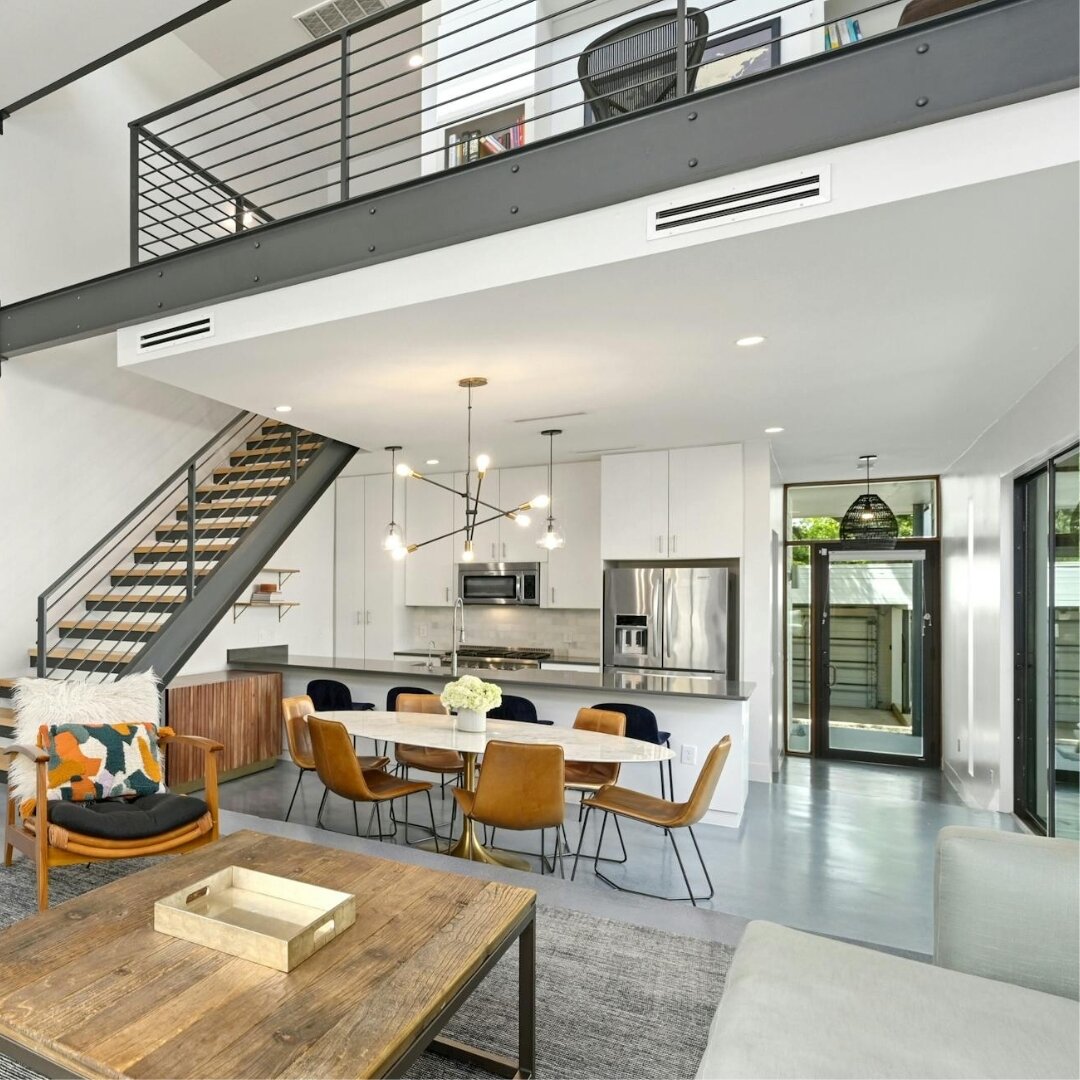 ✨ JUST LISTED ✨ Excited to unveil this sleek modern home designed for contemporary living in South Austin. With spacious interiors, floor-to-ceiling windows, and a private backyard, this residence offers the quintessential Austin lifestyle. Visit Euc