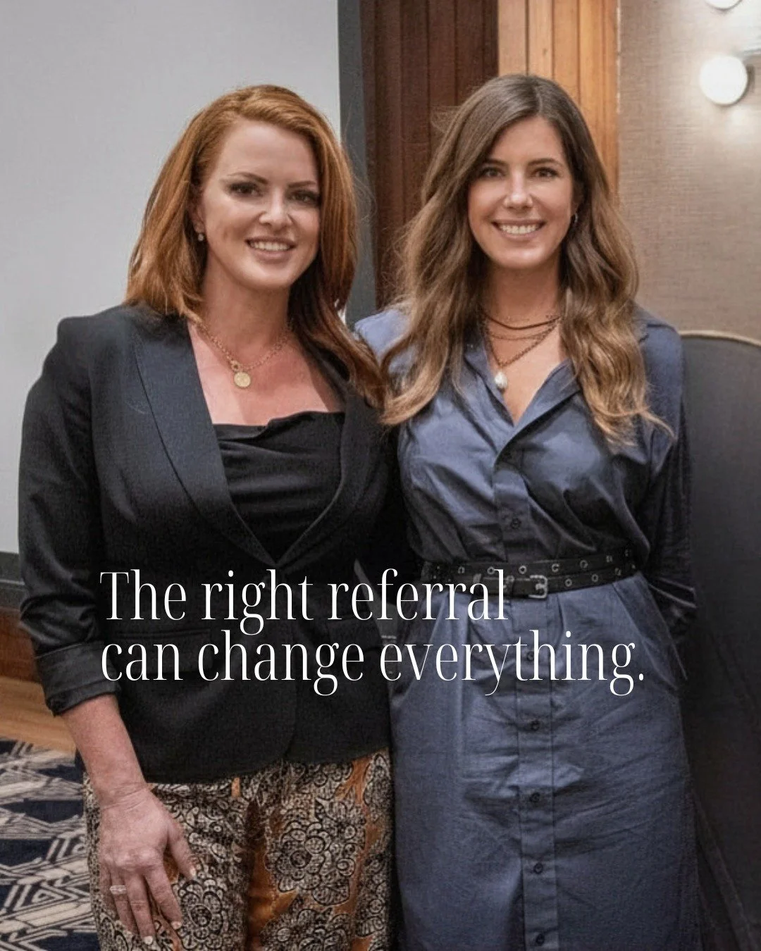 The right referral can change everything.

A big thank you to Jessica Northrop for trusting us with this referral. Today our team is celebrating a closing that is such a good reminder that when the right people connect, clients win.

This home had be