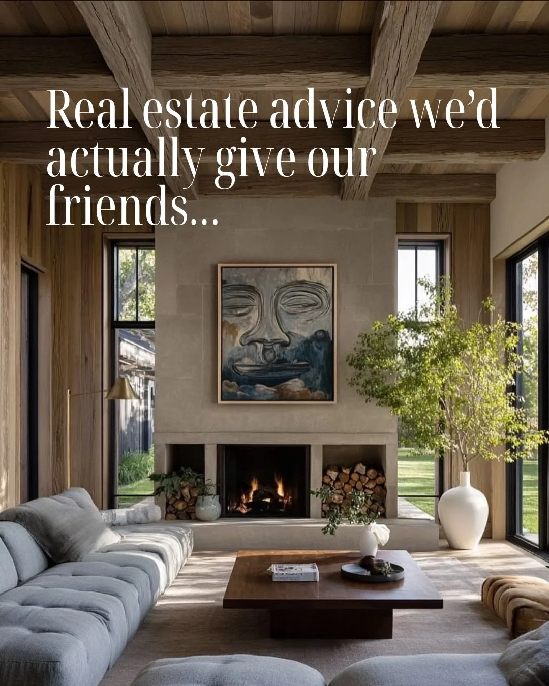 Real estate advice we&rsquo;d actually give our friends.

Because buying, selling, investing, or even just thinking about a move can feel overwhelming, and the right guidance usually starts with asking better questions.

A few thoughts from our team 