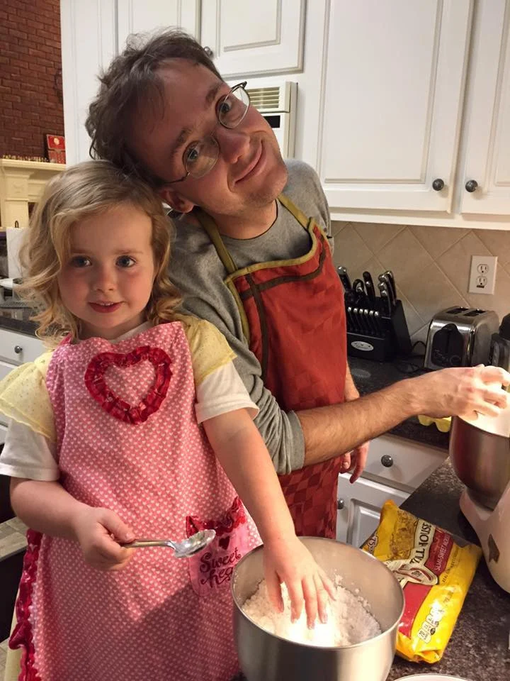 Baking time with my oldest daughter