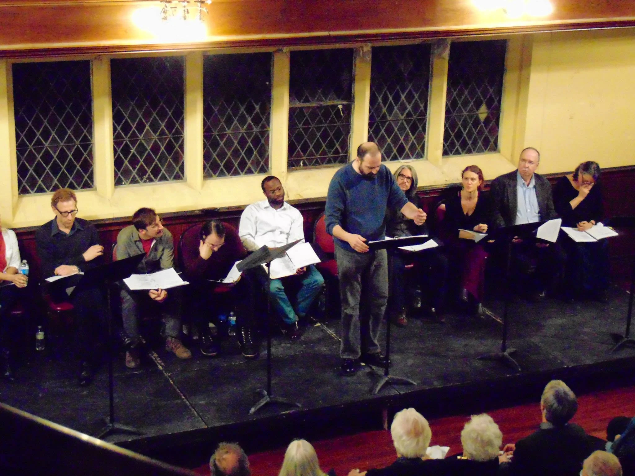 The company of the Philadelphia Artists Collective reading of THE MOOR’S SON.