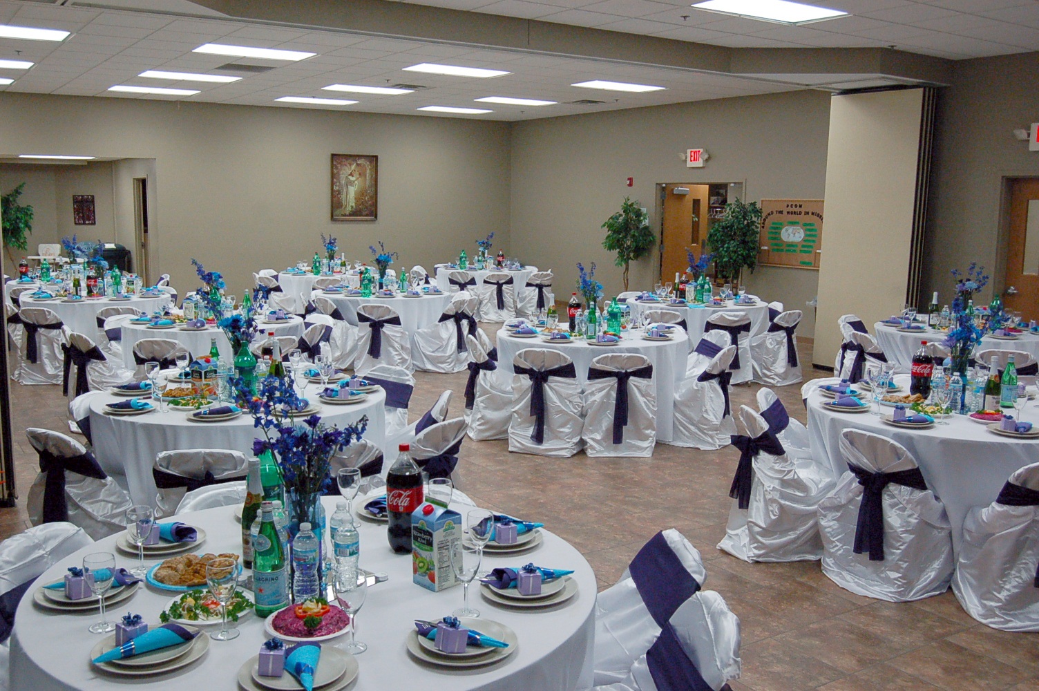 Fellowship Hall Setup
