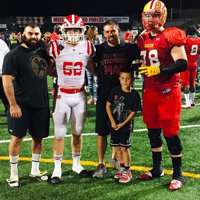 @jpatt___ @dneeley52  knew the secret , they showed up everyday and now they&rsquo;ve earned the right to play on saturday&rdquo;s for another four years. @ndfootball @navyfb #athlete #fridaynightlights #gameday #strength #strengthtraining #materdei 