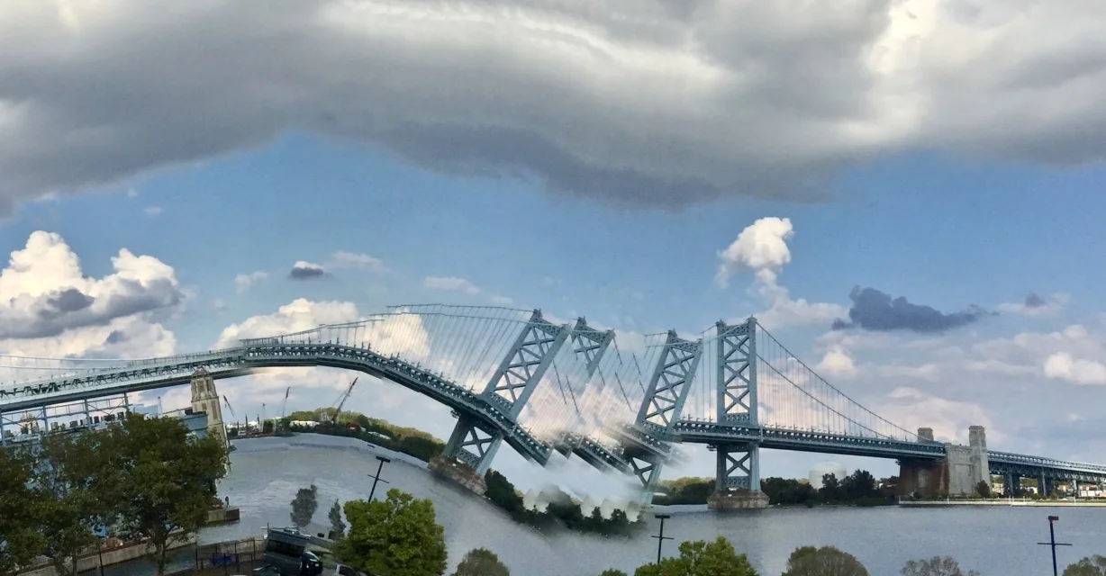 Ben Franklin Bridge, Philadelphia-Camden, N.J.