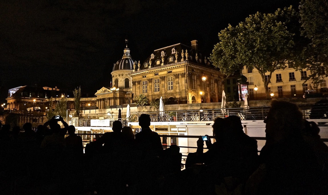 Night on the Seine River