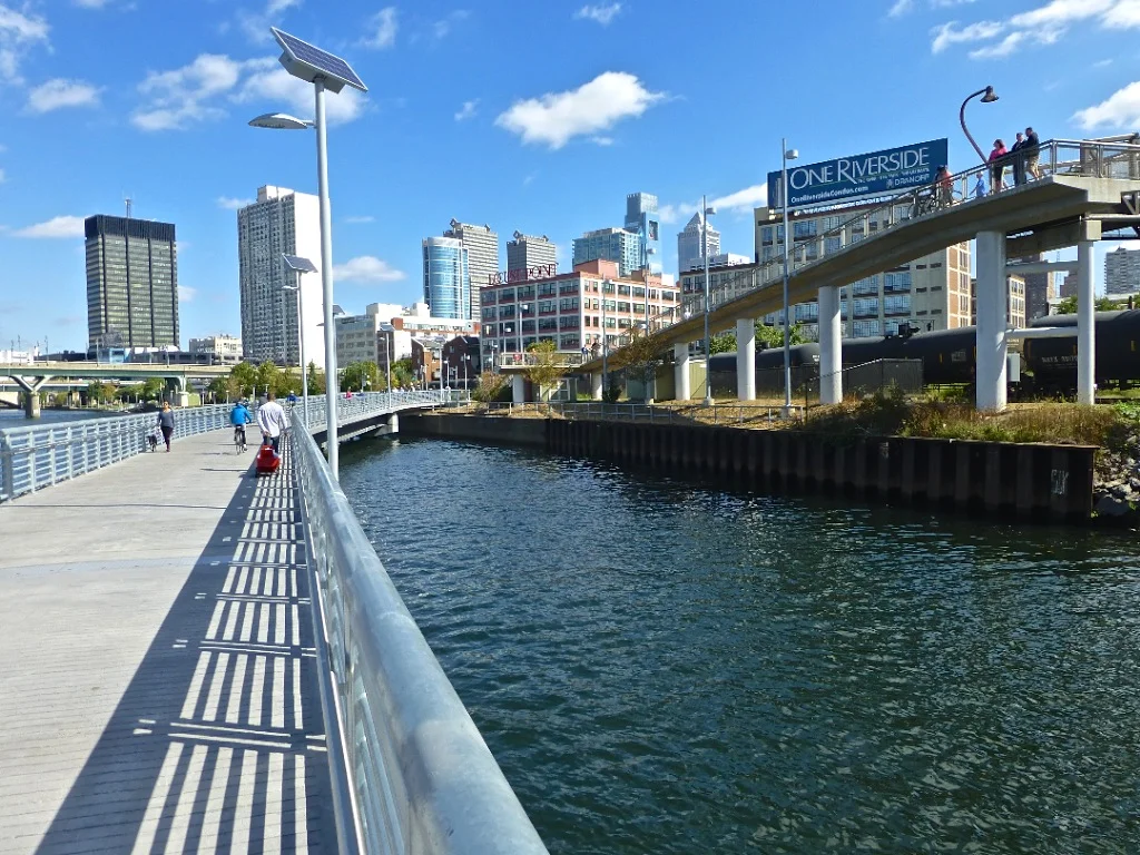 Schuylkill River Path boardwalk