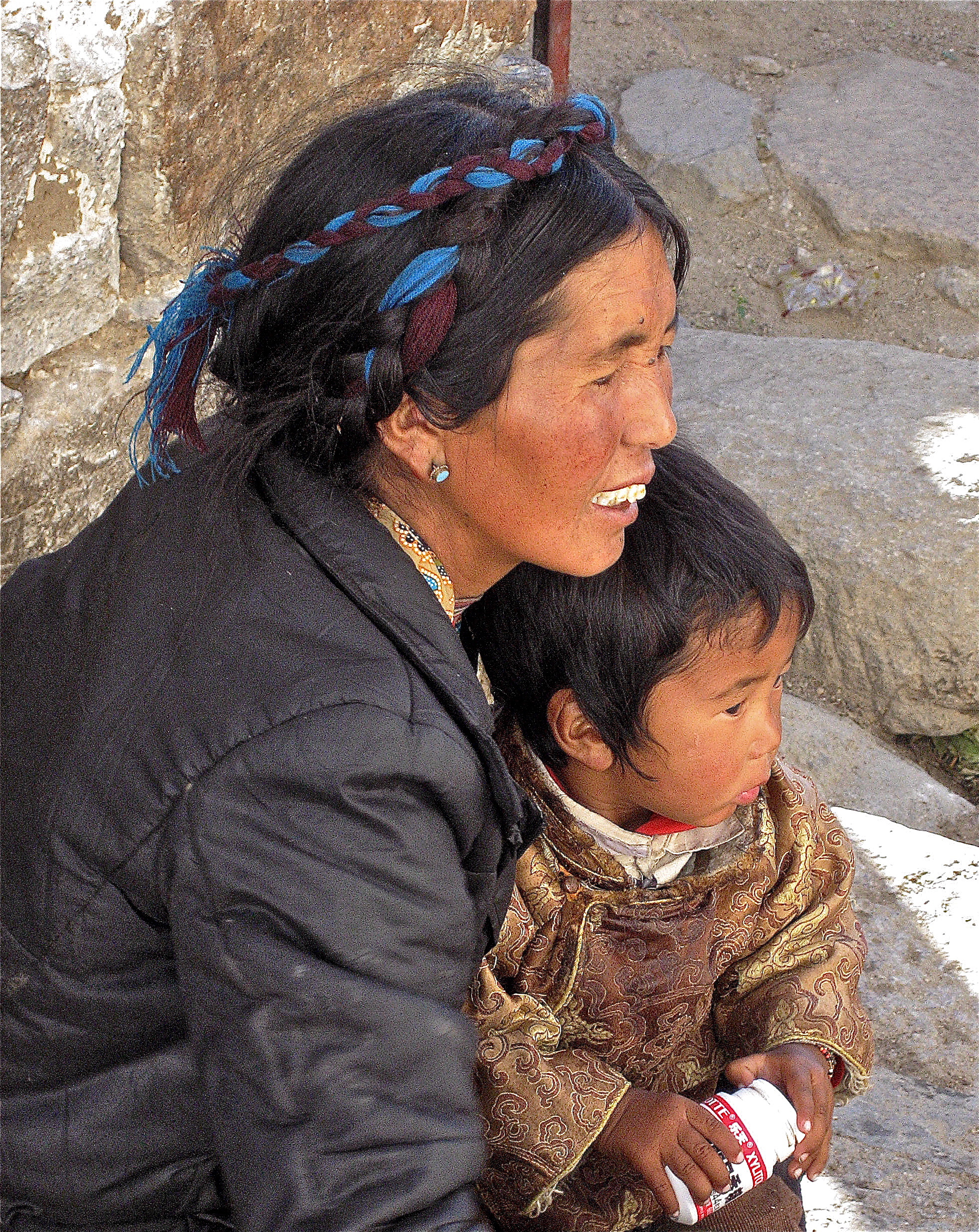 Mother and Child, Tibet