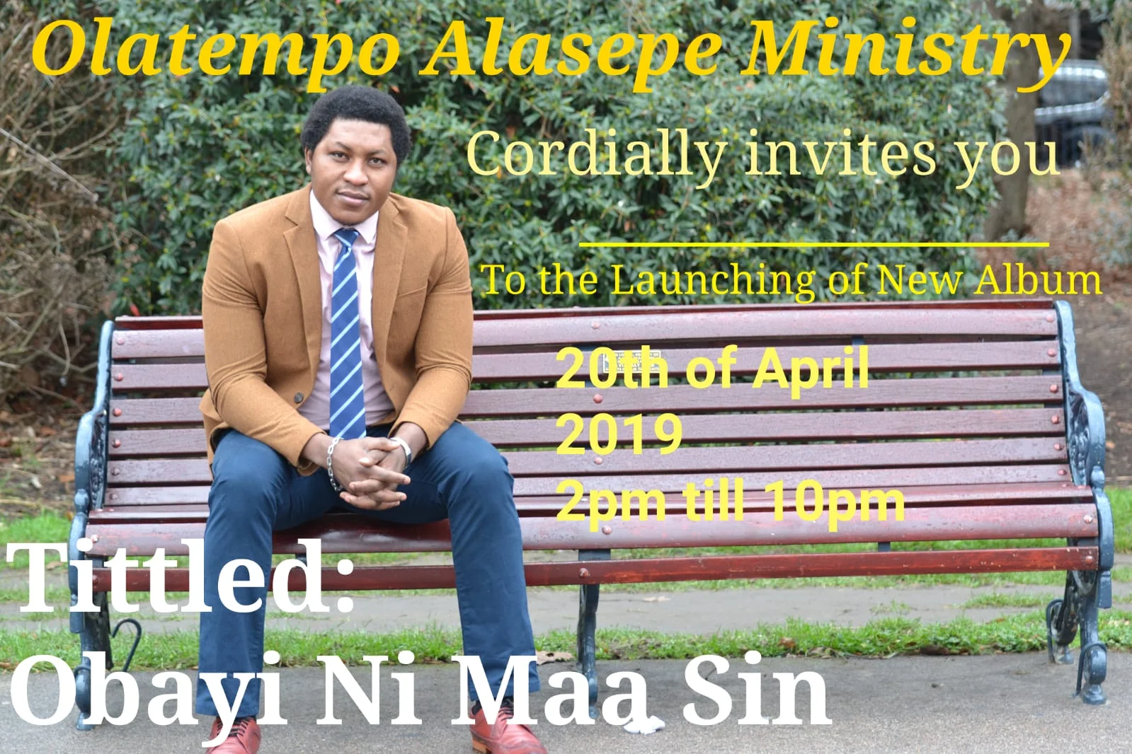 Olatempo Alasepe in a Powerful Praise Concert &amp; Album Launch