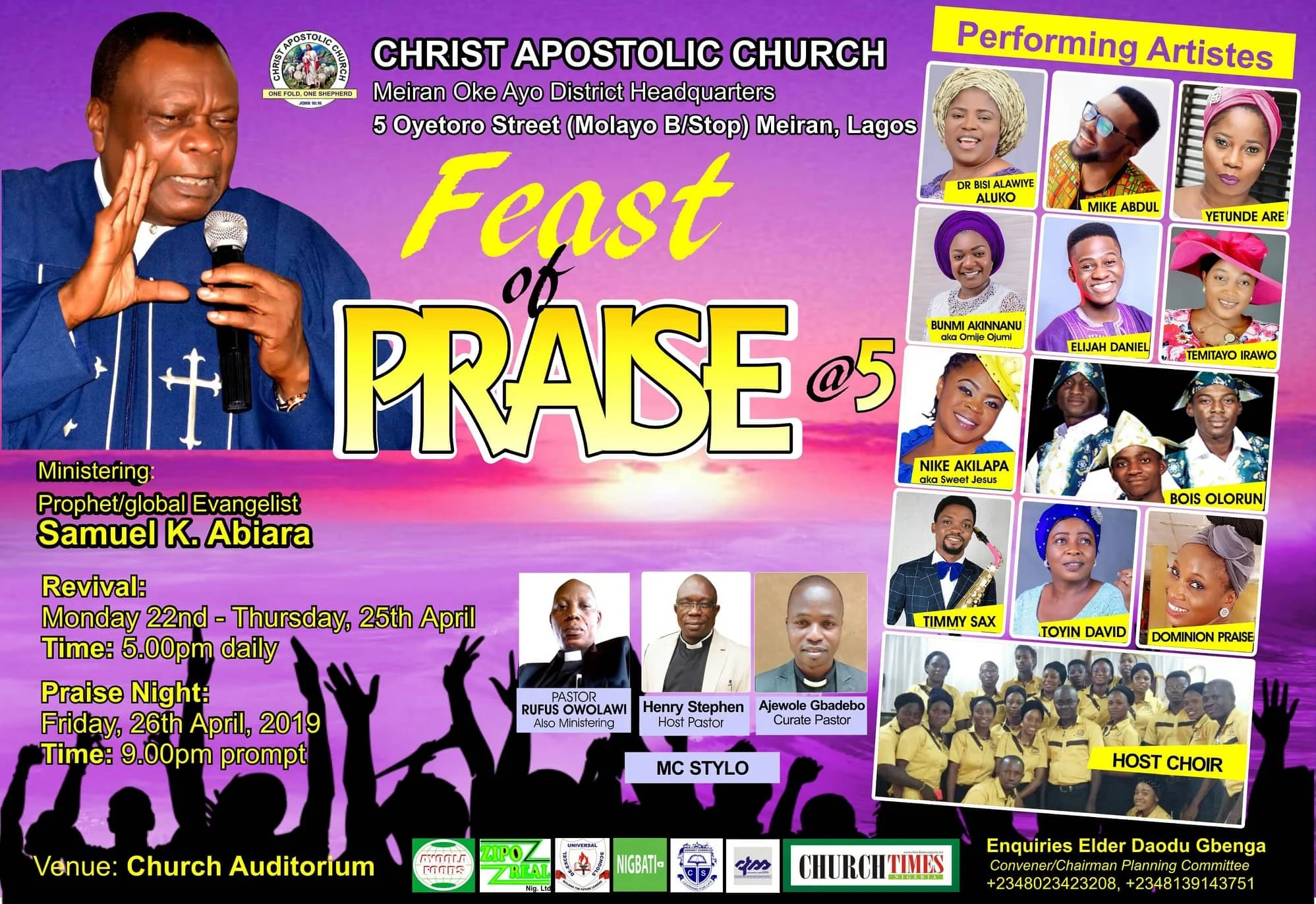 Feast Of Praise 5th Year Anniversary - CAC Meiran Oke Ayo District Headquaters