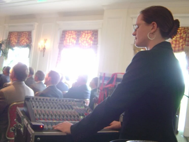 Audio Technician for a Corporate Business Meeting
