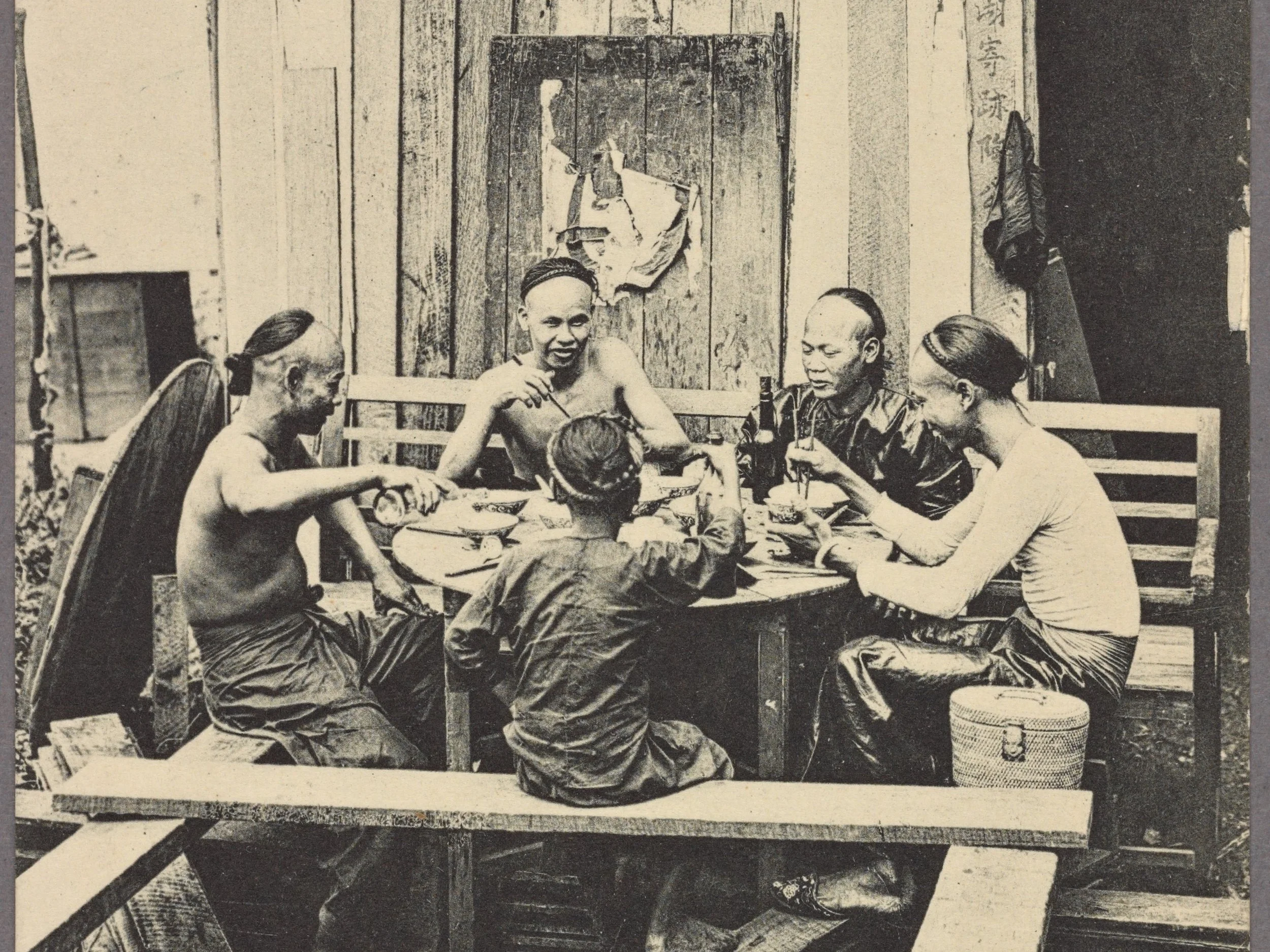 Chinese workmen, circa 1908