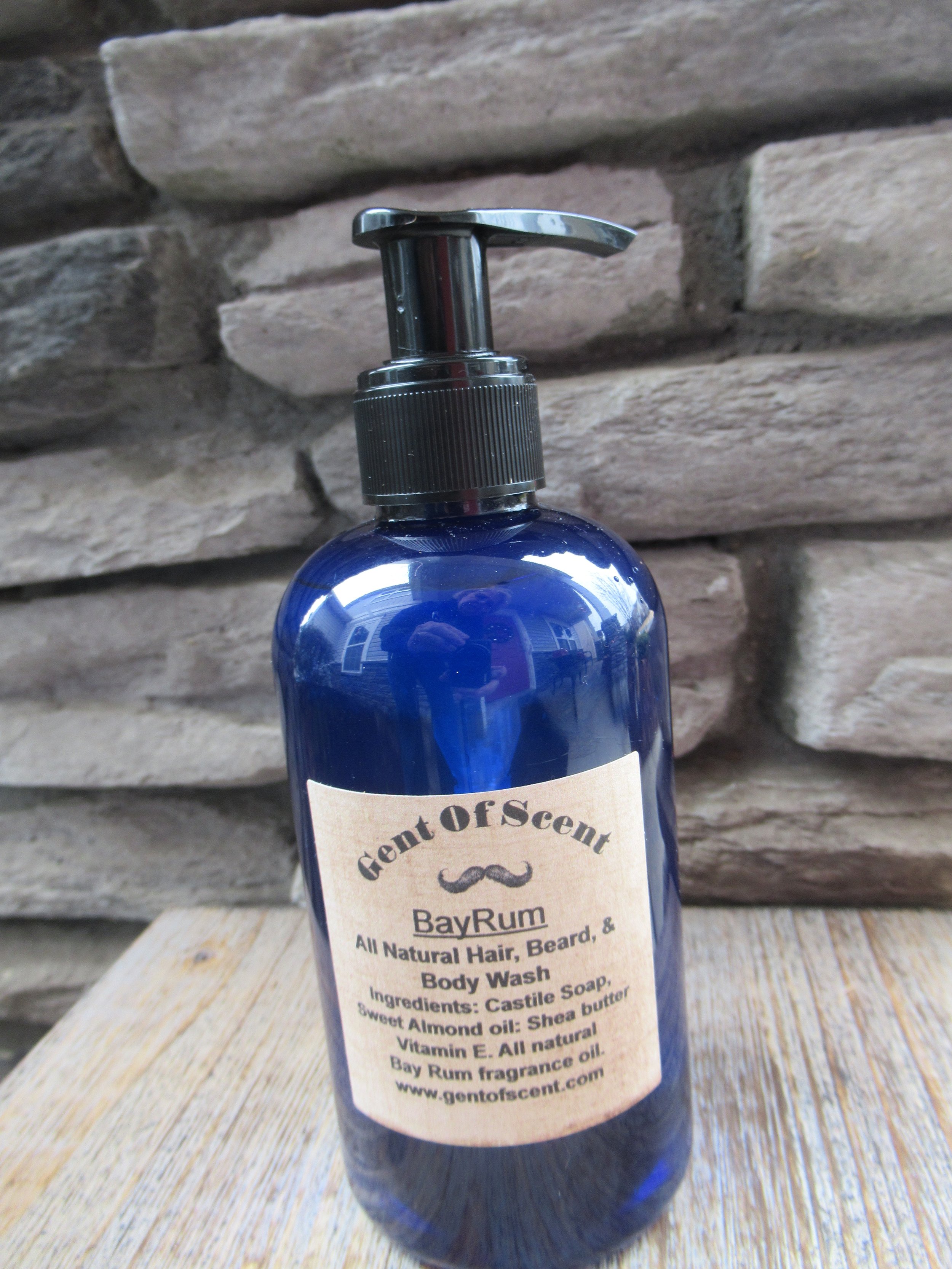 BAY RUM ALL NATURAL HAIR, BEARD AND BODY WASH