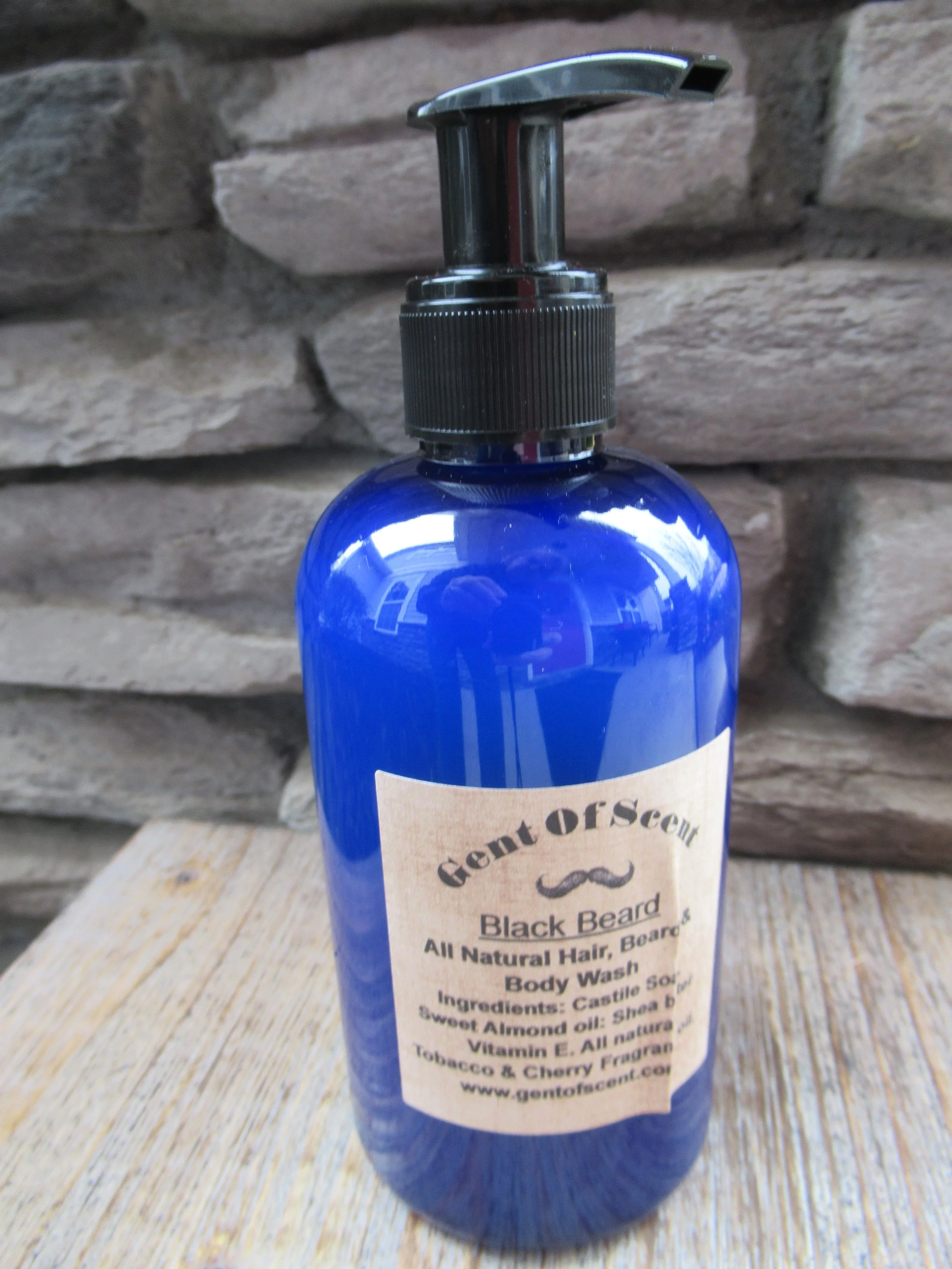 BLACKBEARD ALL NATURAL HAIR, BEARD AND BODY WASH