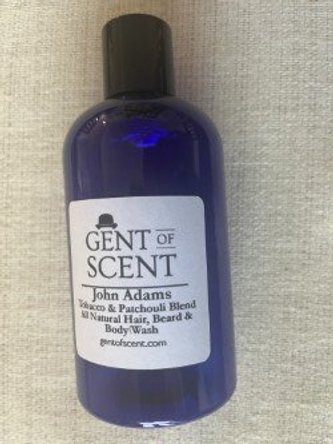 JOHN ADAMS ALL NATURAL HAIR, BEARD & BODY WASH
