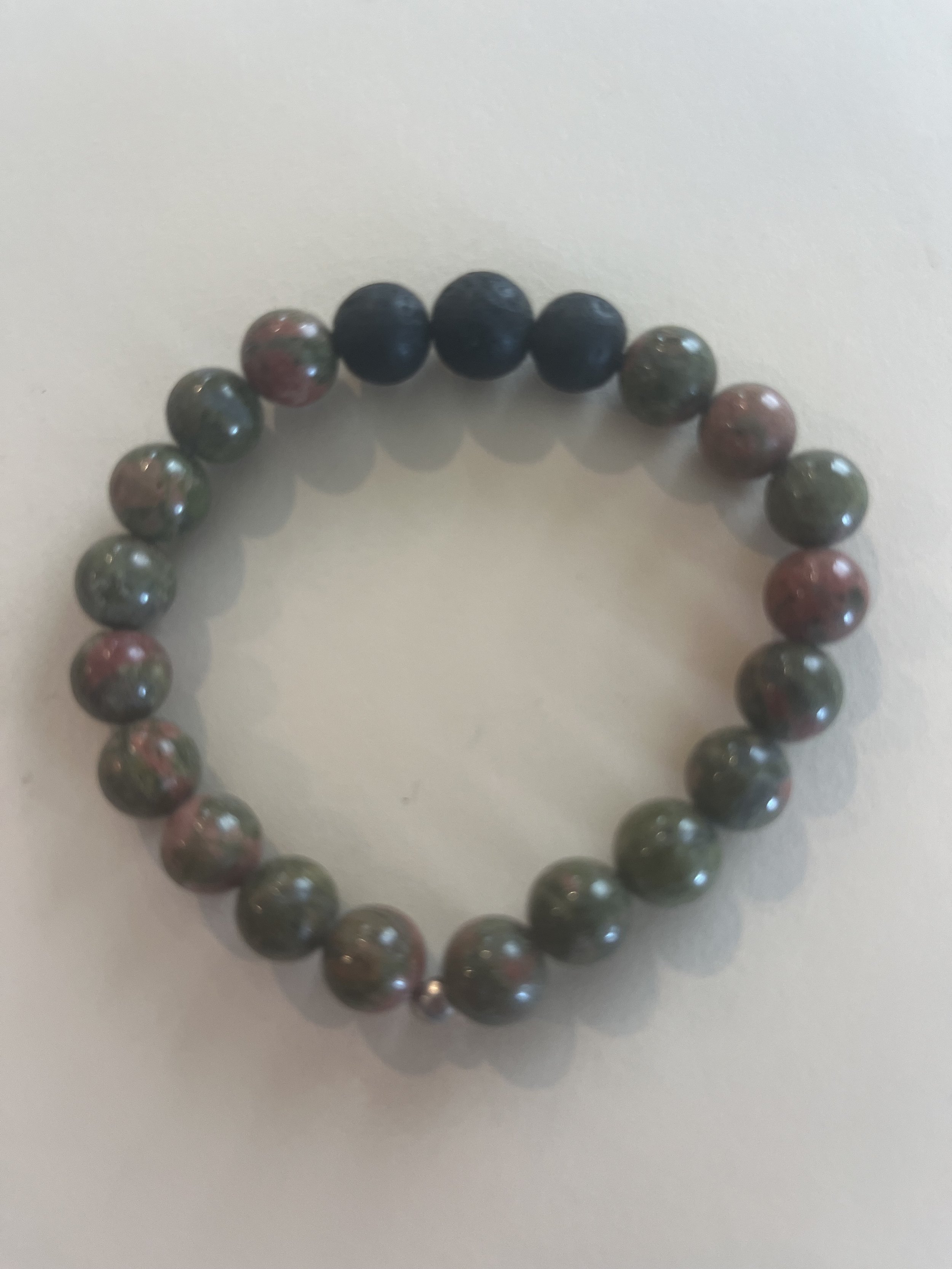 UNAKITE JASPER  DIFFUSER BRACELET