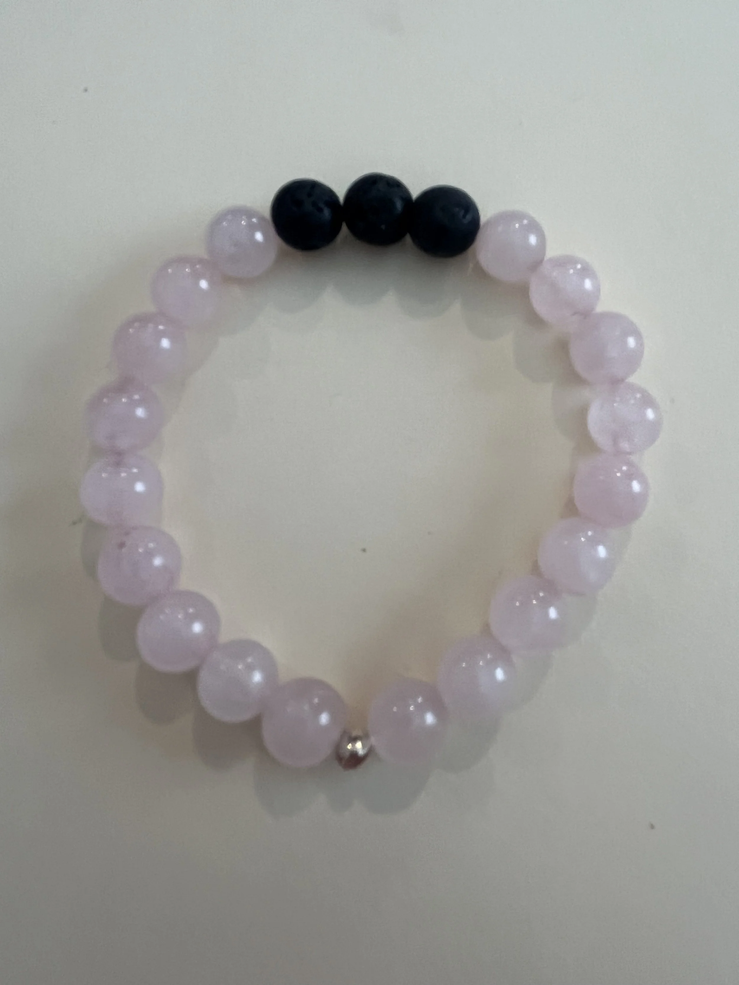 ROSE QUARTZ DIFFUSER BRACELET