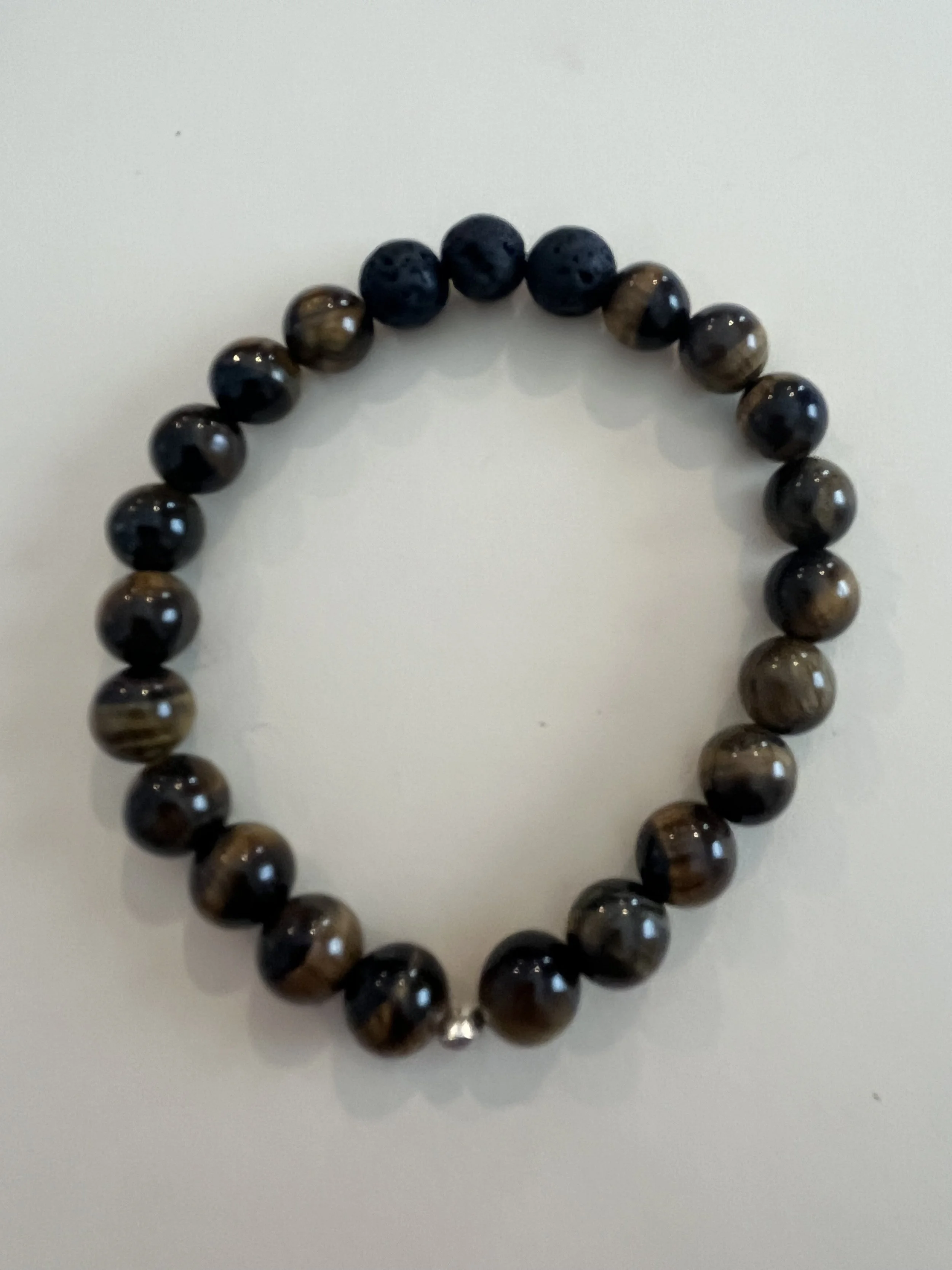 TIGER'S EYE  DIFFUSER BRACELET