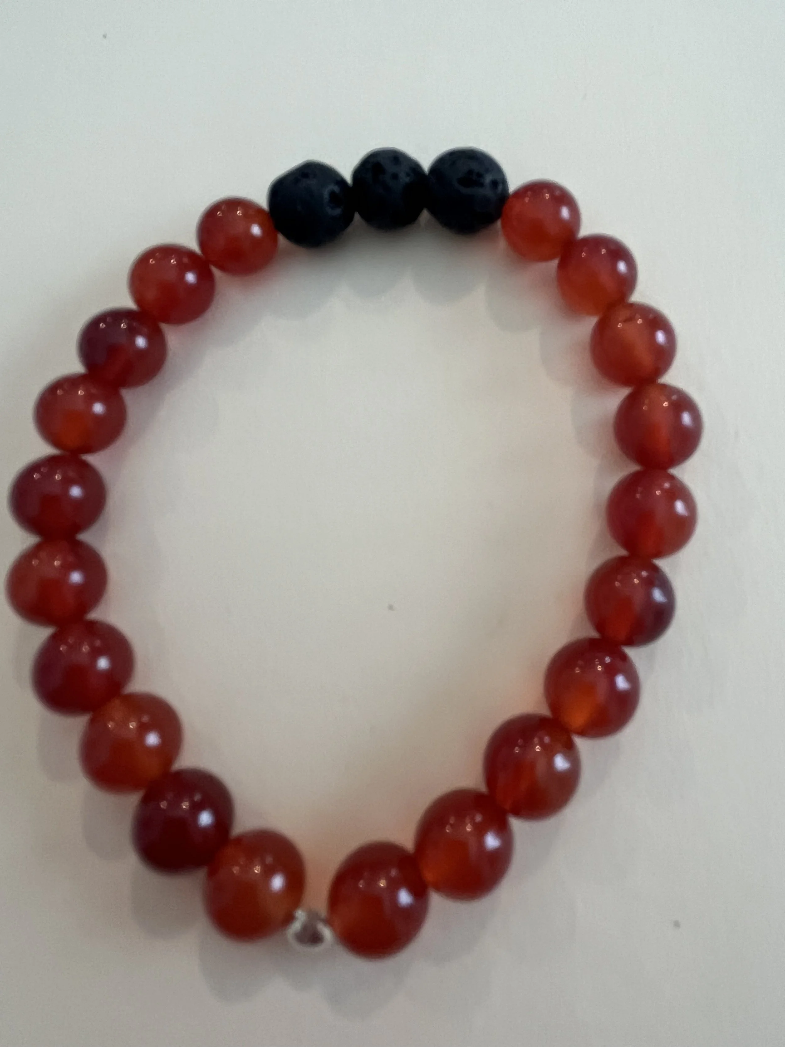 RED AGATE DIFFUSER BRACELET