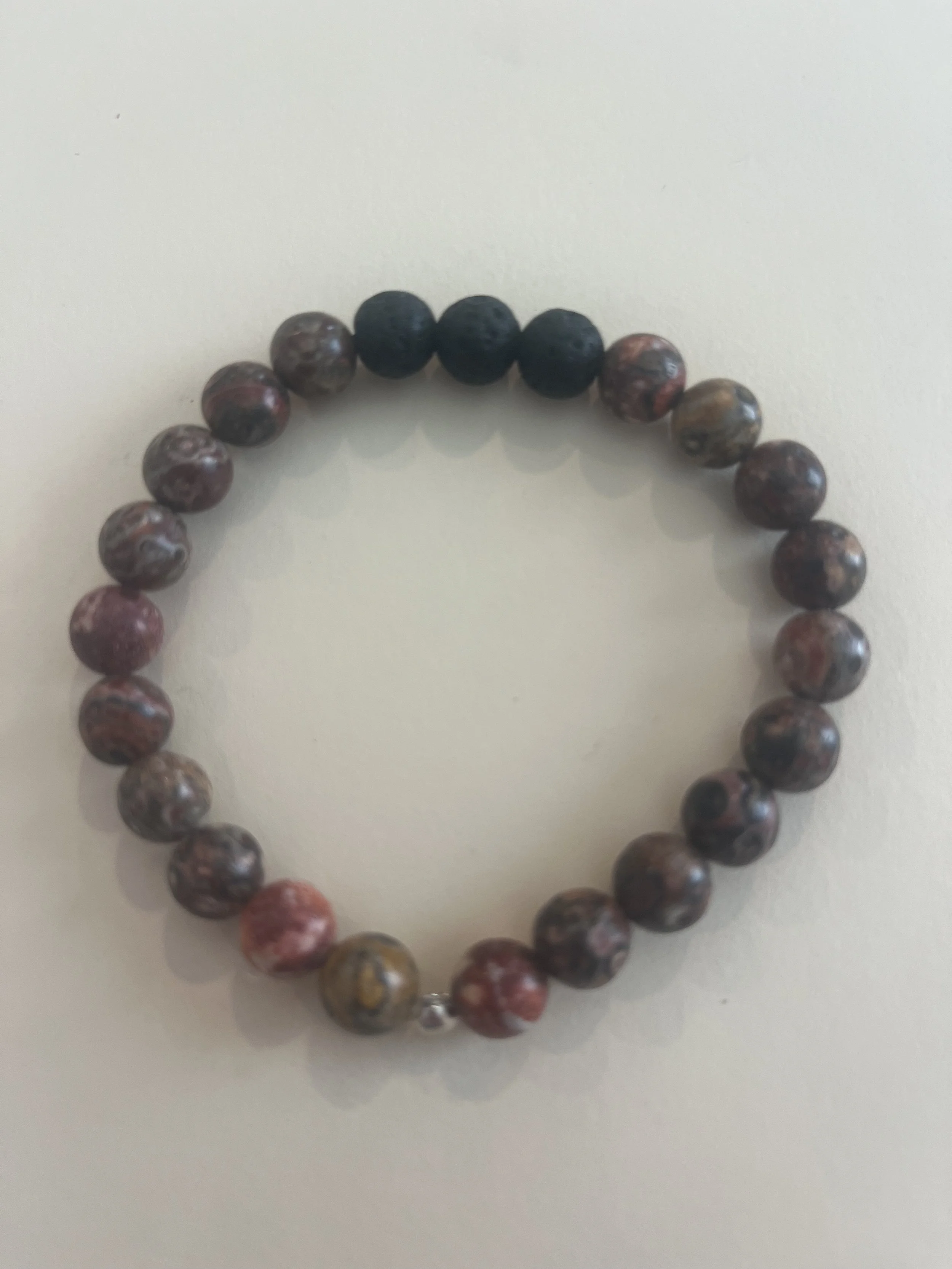 LEOPARD JASPER DIFFUSER BRACELET