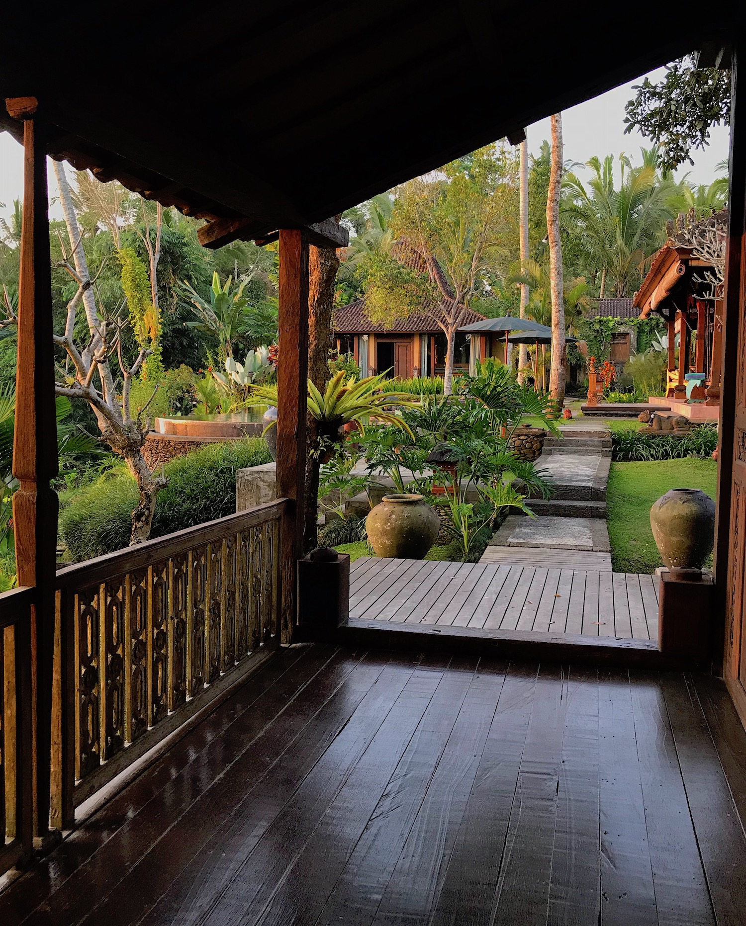 Veranda, Menala cottage.