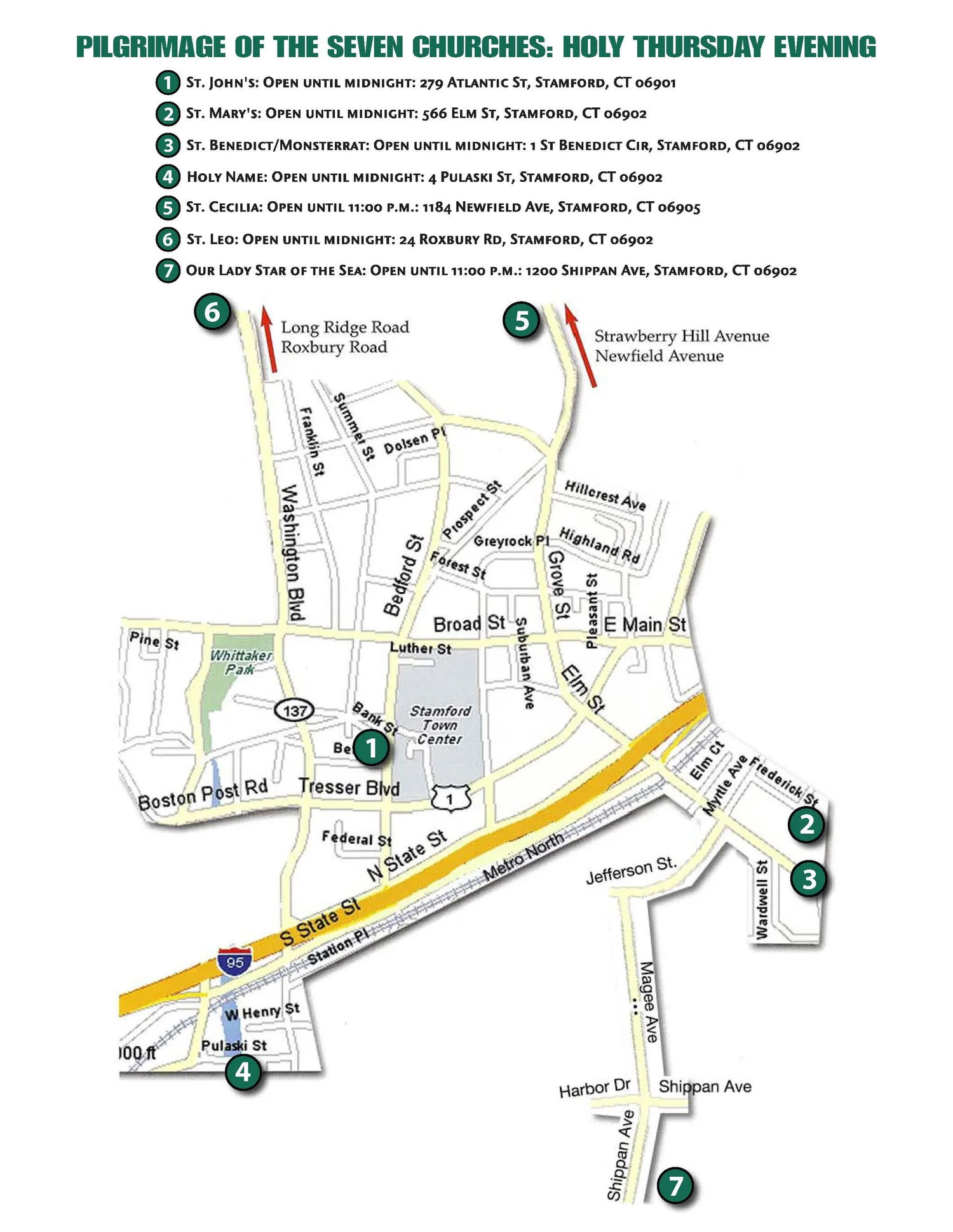 Sample Church Map Map