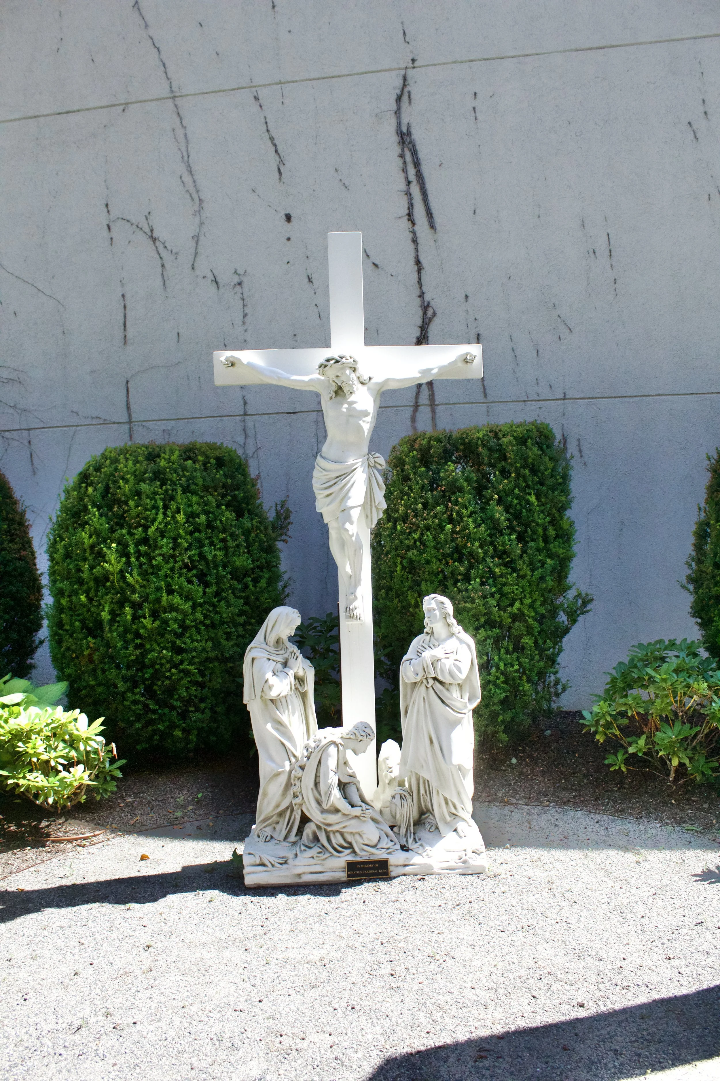 Close up portrait photo of the Crucifix in the Piazza 2025