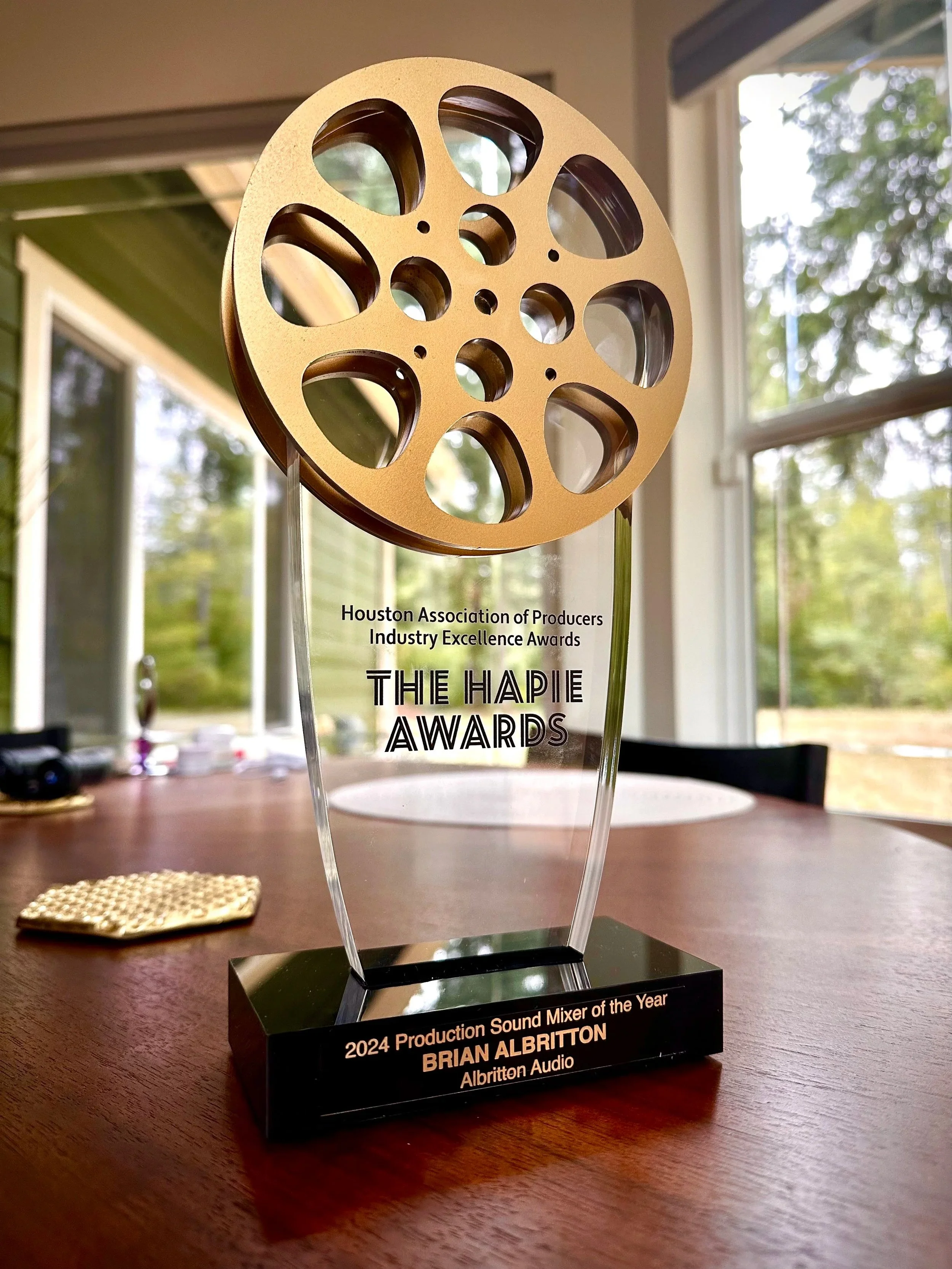 brian albritton production sound mixer / sound recordist of the year houston, texas