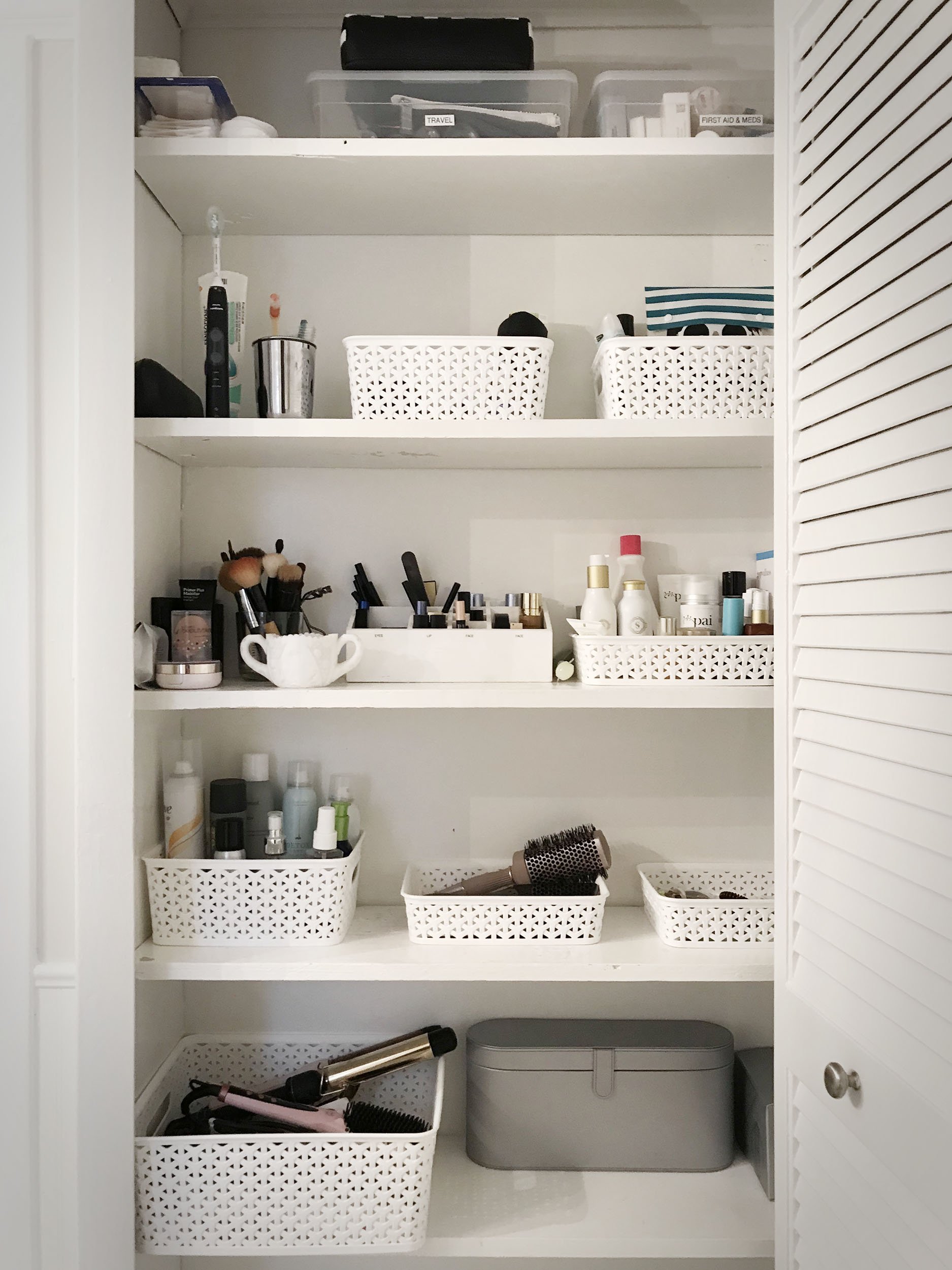 Linen Closet & Bathroom Organization — Minima