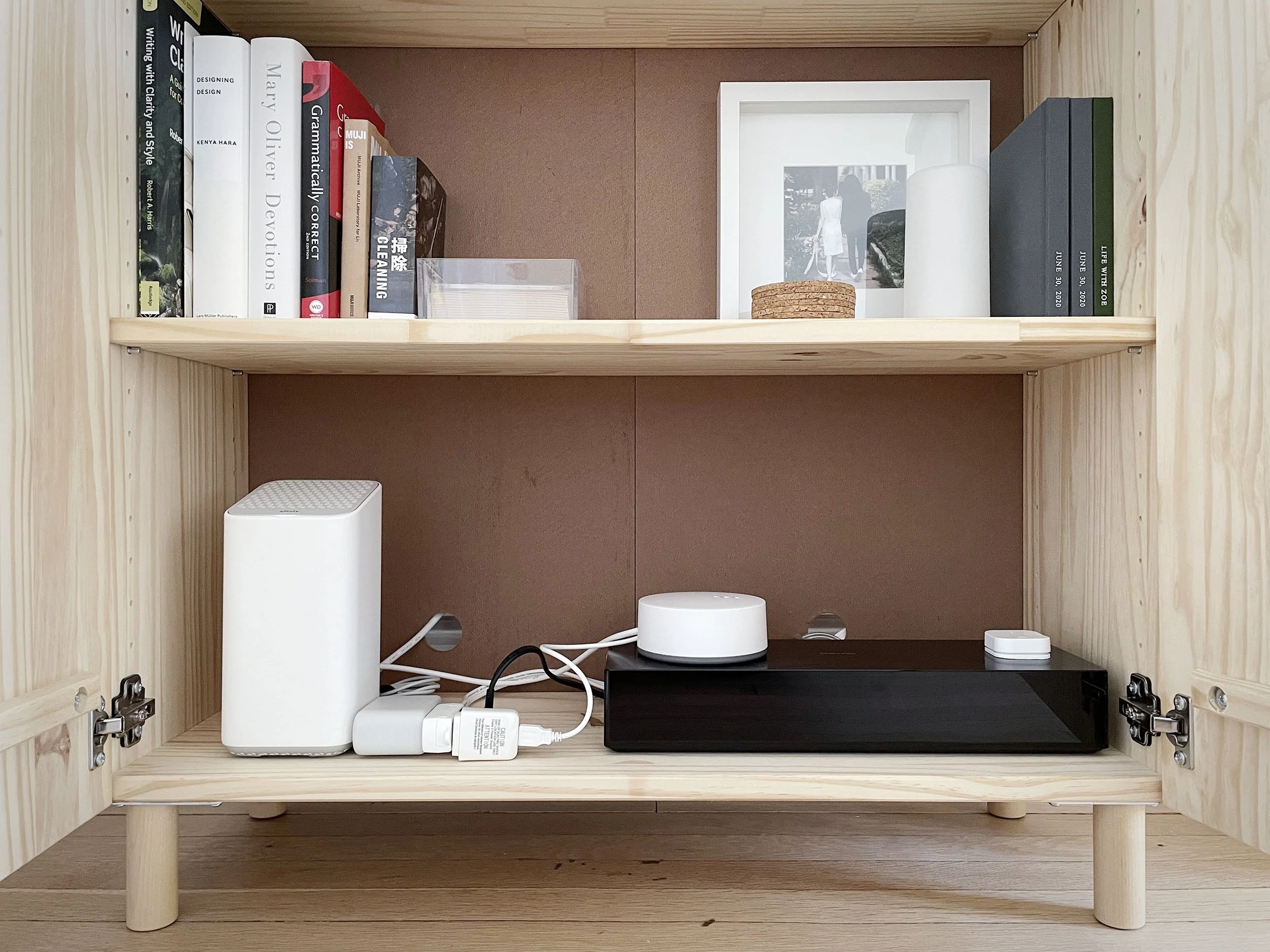 Cabinet to organize electronics