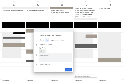 Calendarization Tasks How I Automate Calendar Tasks to Stay Organized β Minima