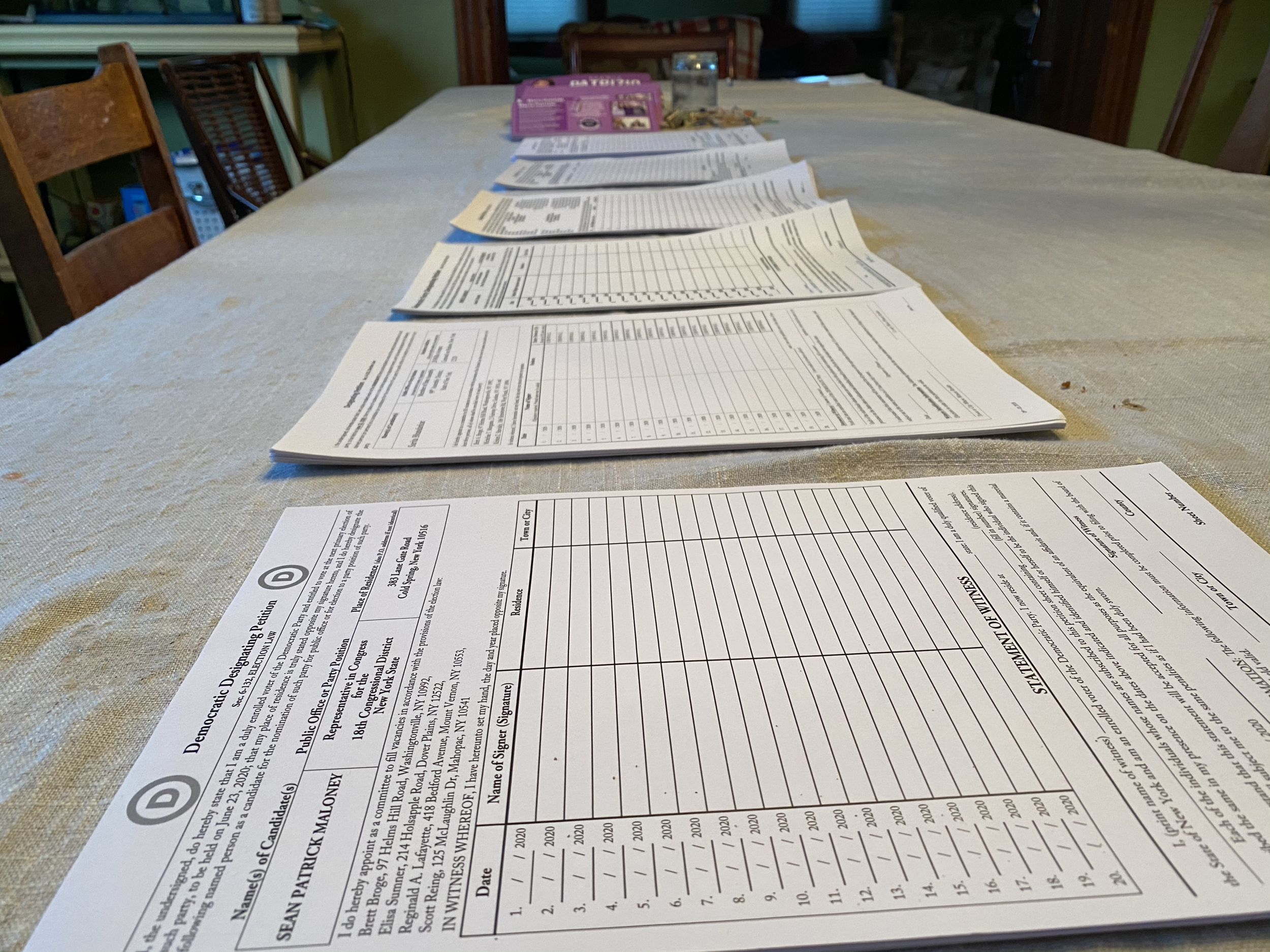 Petitioning Rally