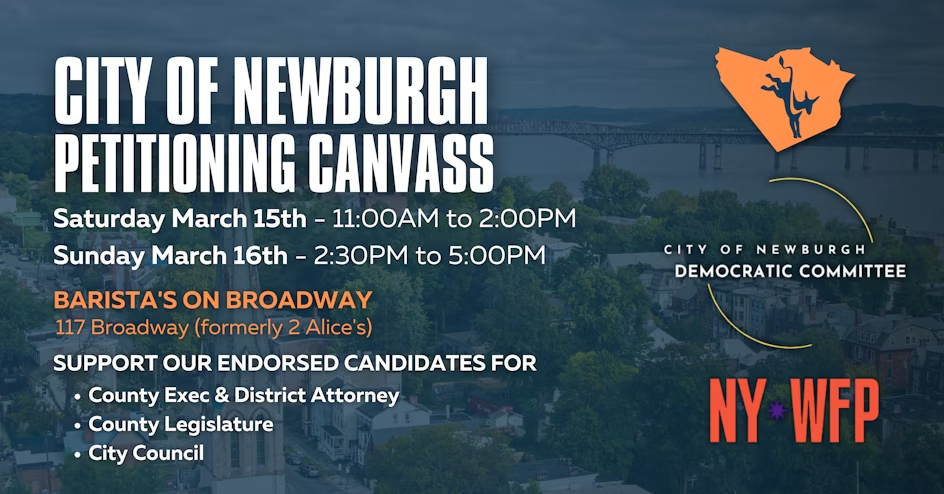 Newburgh Petitioning Day 2 (OC Dems, Newburgh Dems) (Copy)
