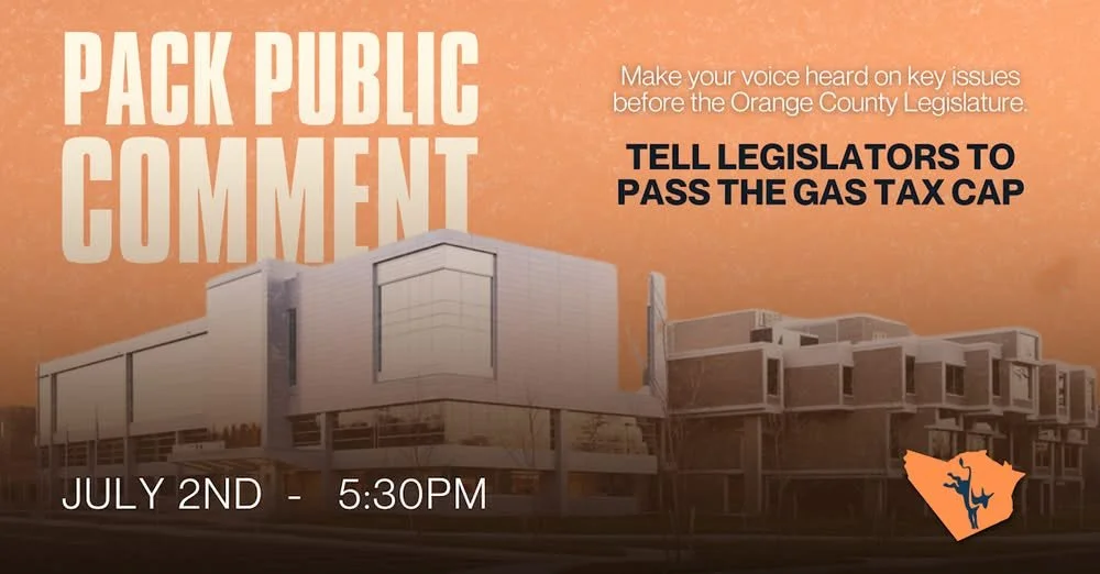 Pass the gas tax cap! -- Pack public comment
