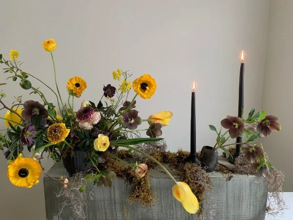 Cyclone and Dandelion Tumbler and Arrangement - Pair 