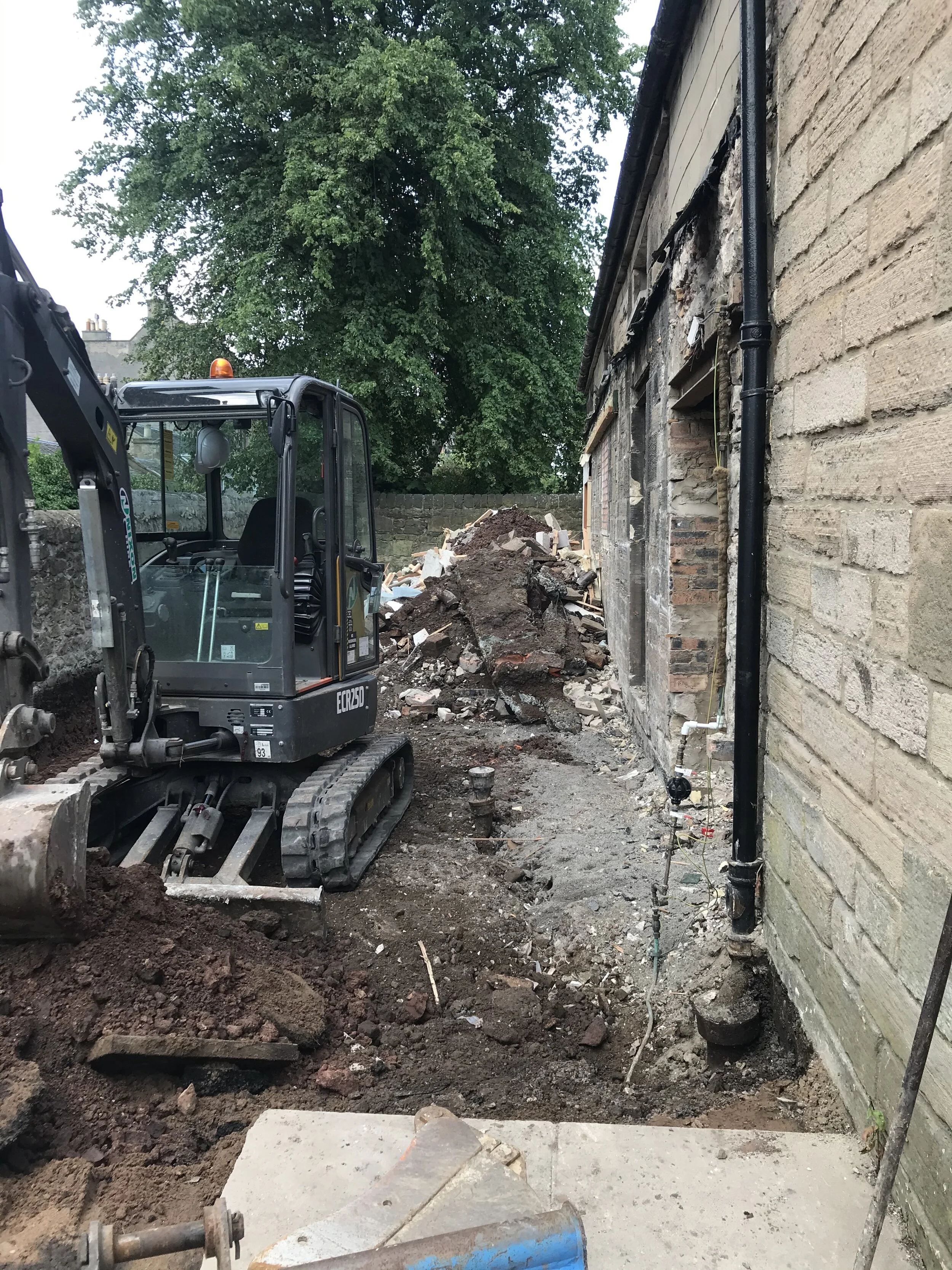 Restoration Update #2: South Extension Demolished