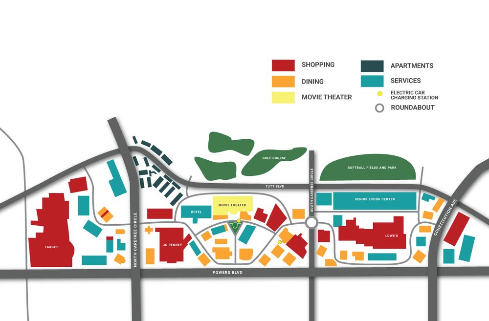Map First And Main Towncenter