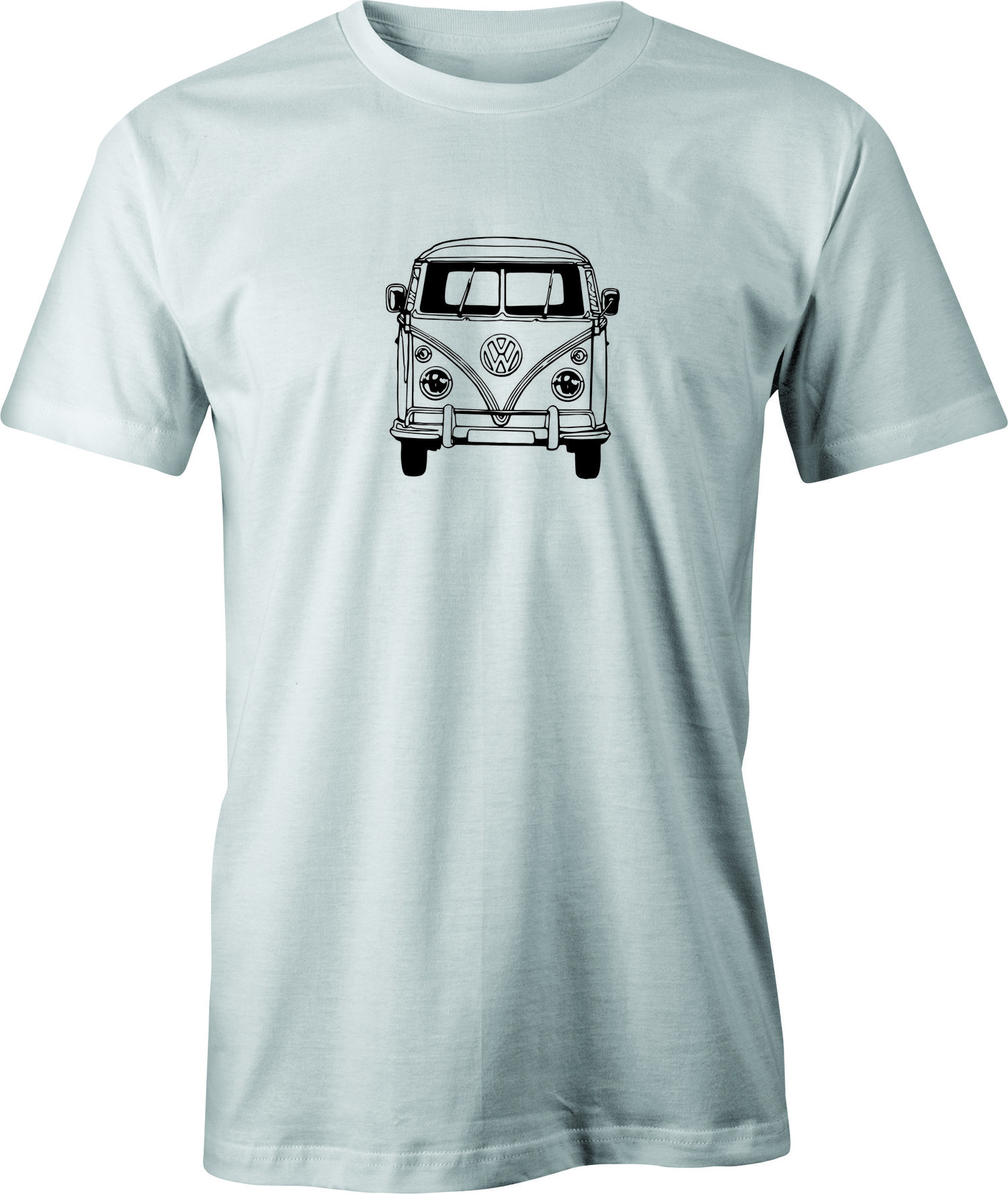 Svin værdighed terrasse 60's VW Van Drawing Printed on Men's Shirt. Free Shipping. Great Gift for  the VW microbus Type 2 fan — Custom Designed Printed T Shirts