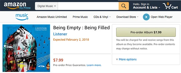 Purchase our album on Amazon Music !