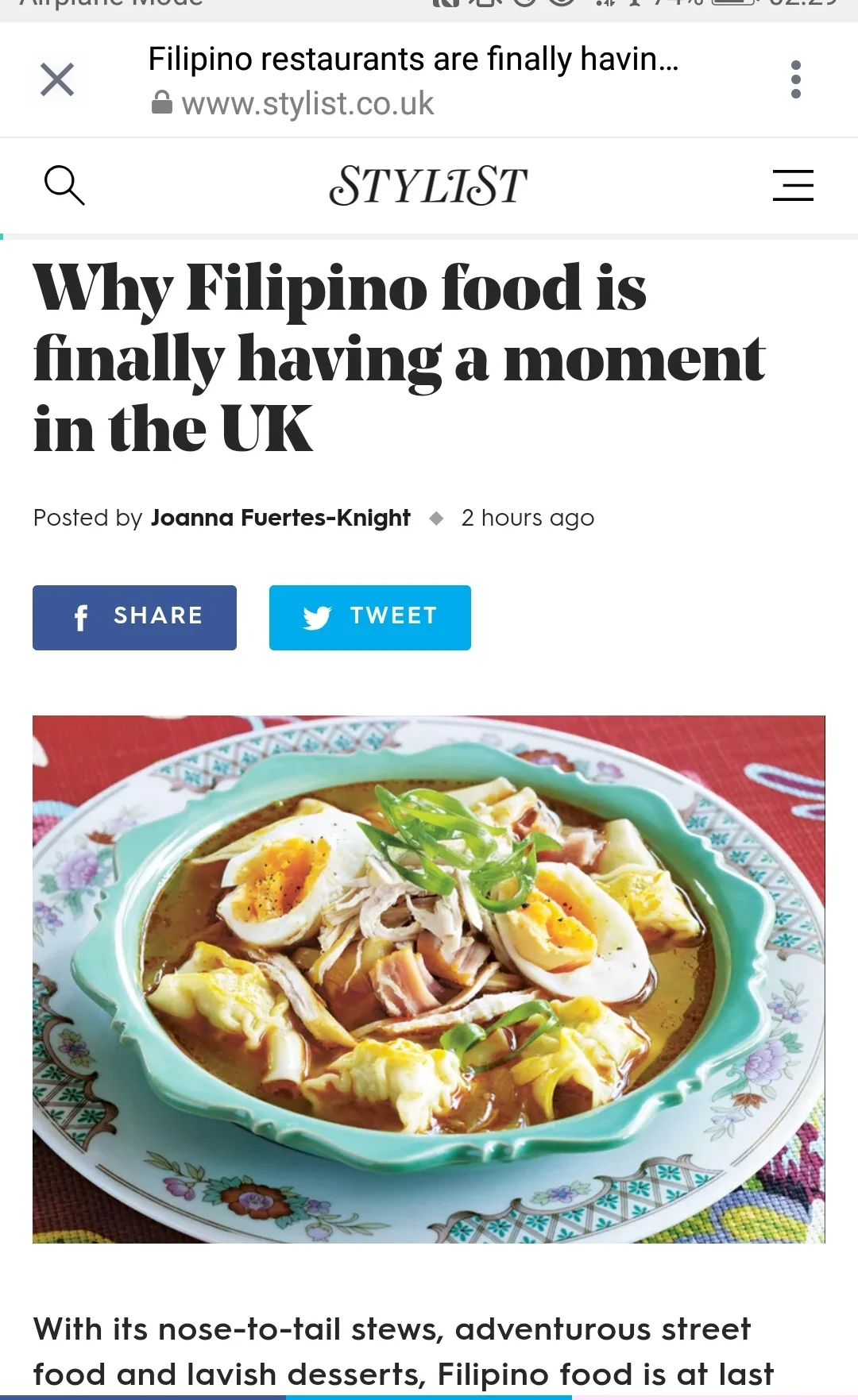 Why Filipino food is finally having a moment in the UK by Joanna Fuertes-Knight